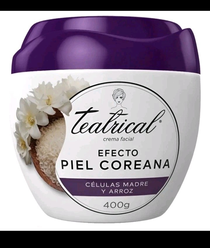 2 PACK ❗️TEATRICAL COREANA FACIAL CREAM WITH RICE STEM CELS 400g C/U Beautiful
