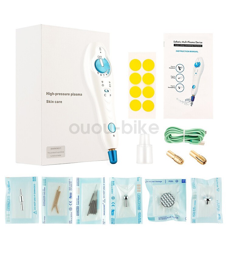 Plasma Pen Skin Tag Mole Remover Kit with Multiple Tips USB Rechargeable