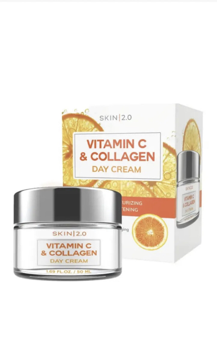 SKIN 2.0 Vitamin C & Collagen Day Cream For Face Brand New In Box Sealed