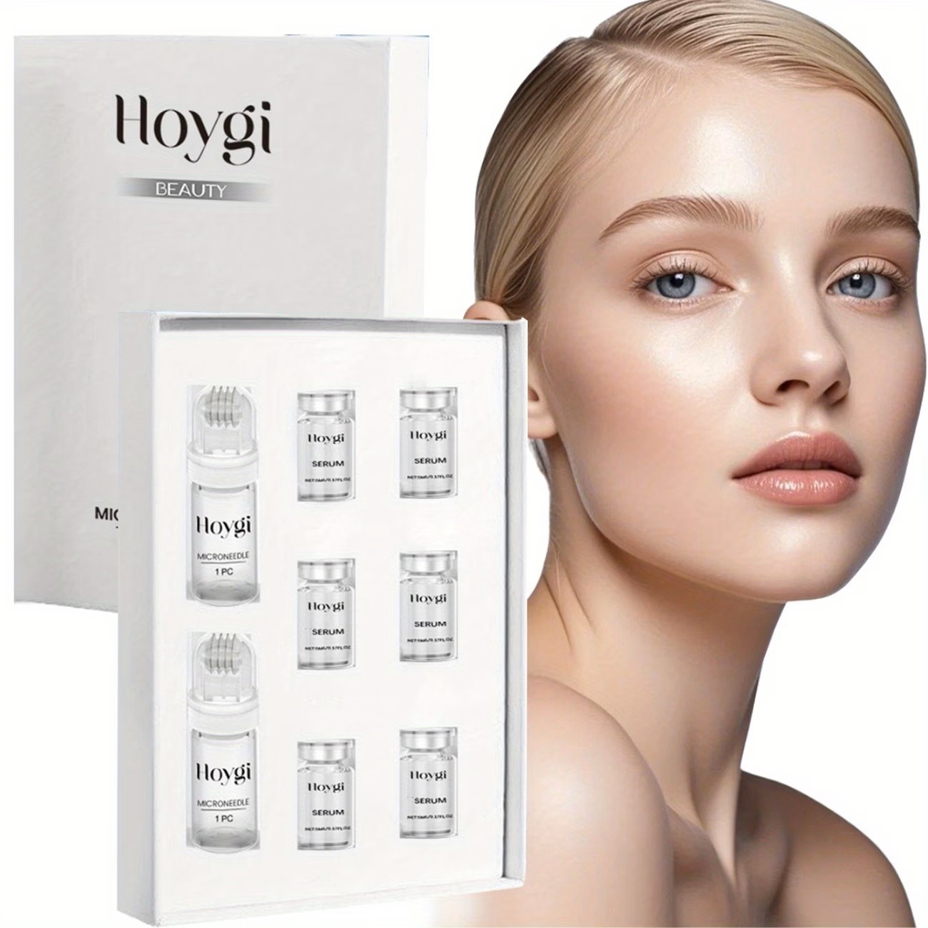 6mo KIT Micro Infusion FILL WRINKLES roll needle stamp Hyaluronic Acid Collagen