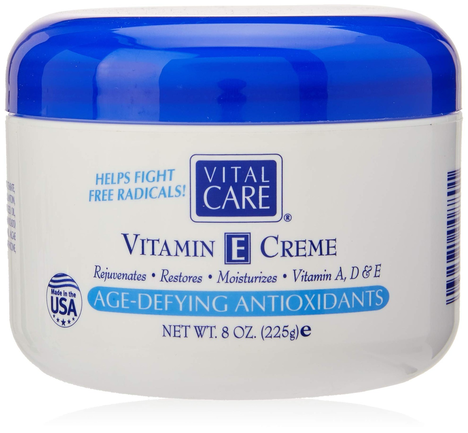Vital Care Vitamin E Crème, (8 Fl. Oz), A Complete Skin 8 Fl Oz (Pack of 1)
