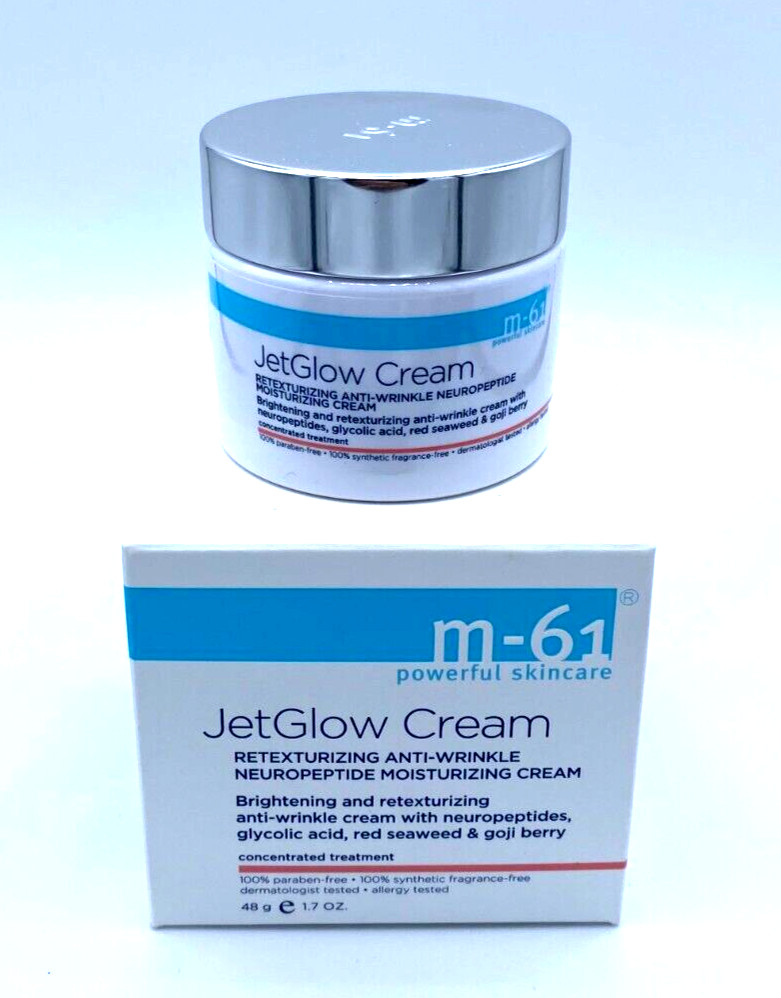M-61 Powerful Skincare Jetglow Cream Retexturizing Anti Wrinkle ~ 48 g / 1.7 oz