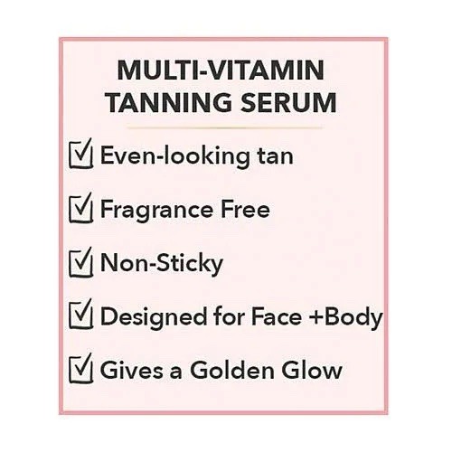 Nakery Beauty Multi-Vitamin Tanning Treatment Serum Face & Body~5.07oz~Sealed!