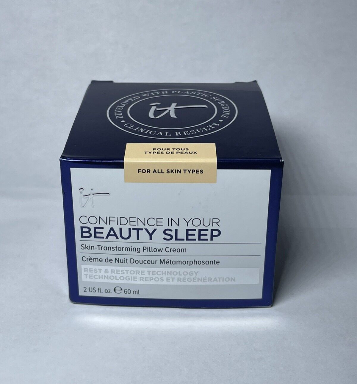 IT Cosmetics Confidence in Your Beauty Sleep Night Cream – 2 oz | New