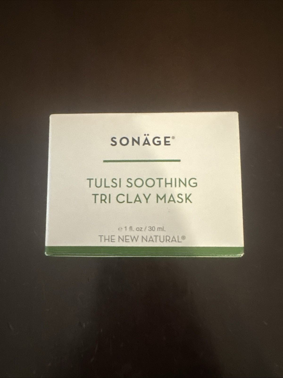 Sonage Tulsi Soothing Tri Clay Mask 30mL Cruelty & Paraben Free Calms Skin USA