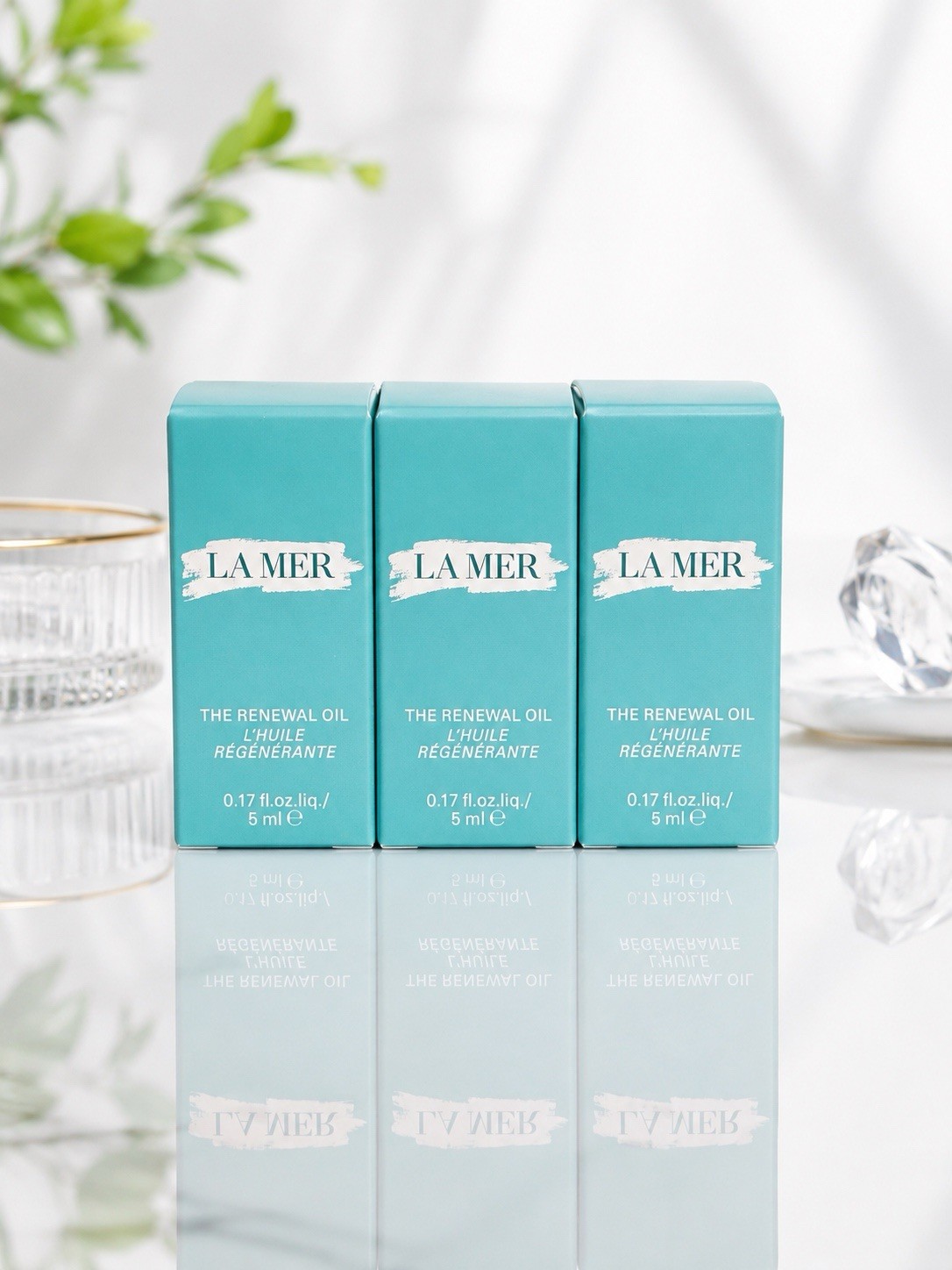 3 x La Mer The Renewal Oil 5ml / 0.17oz Each Total 15ml NIB
