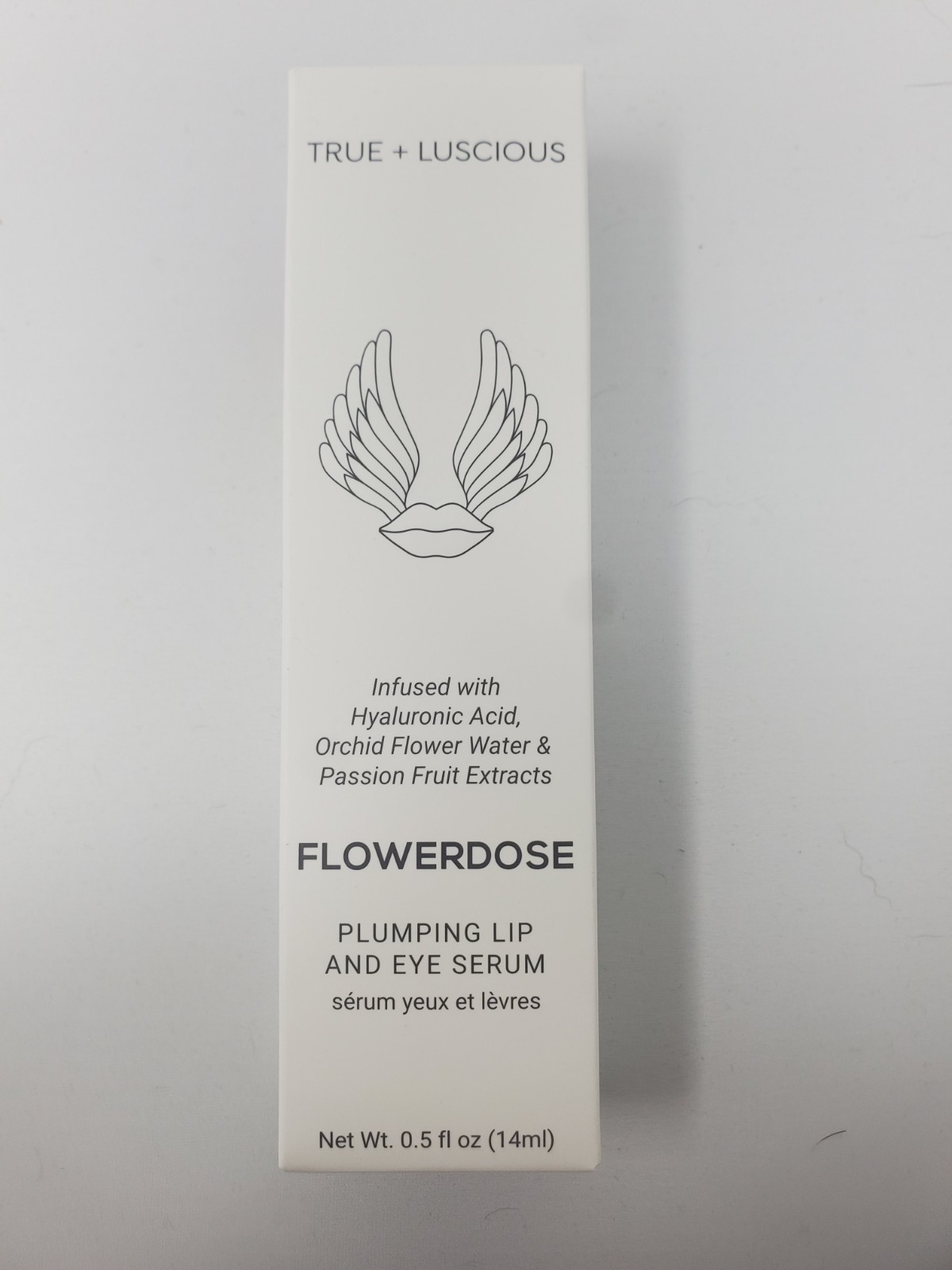 TRUE + LUSCIOUS FLOWERDOSE PLUMPING LIP AND EYE SERUM – 0.5 FL OZ – NEW