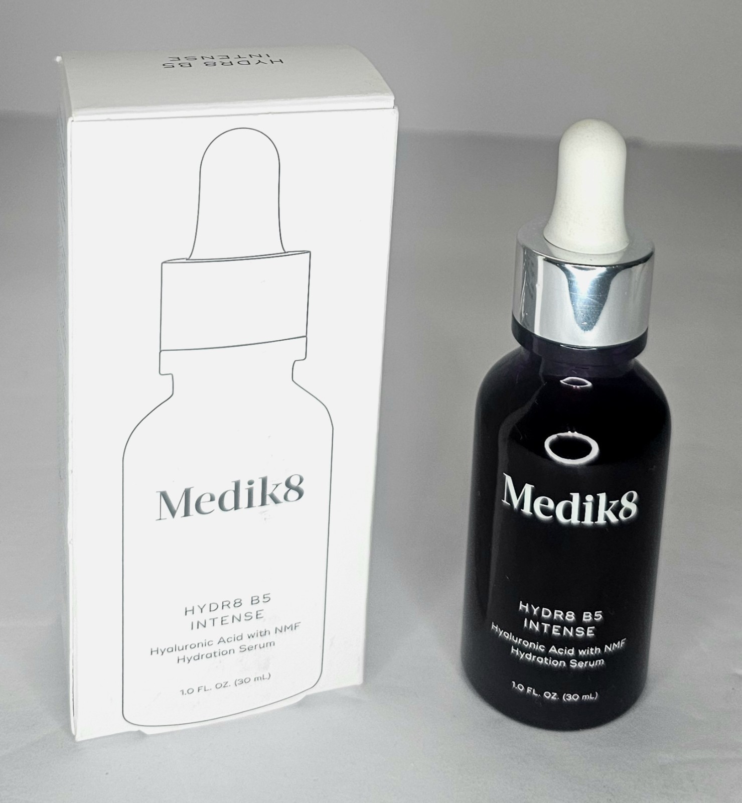 Medik8 Hydr8 B5 Intense Hyaluronic Acid with NMF Hydration Serum Full Sz 1oz NIB