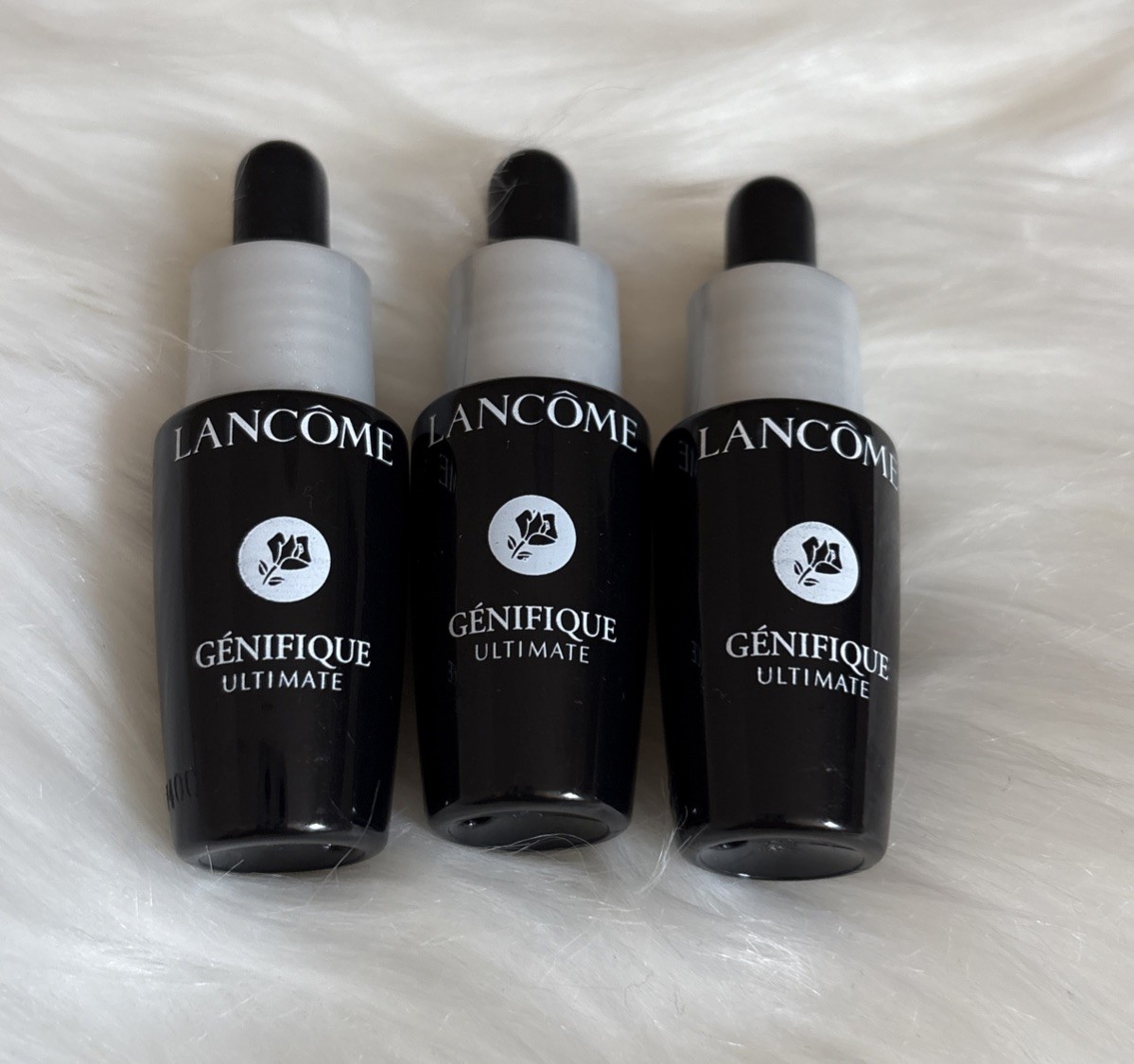 3x Lancome Genifique Ultimate Dual-Recovery Augmented Serum ~ Total 21ml/0.69oz