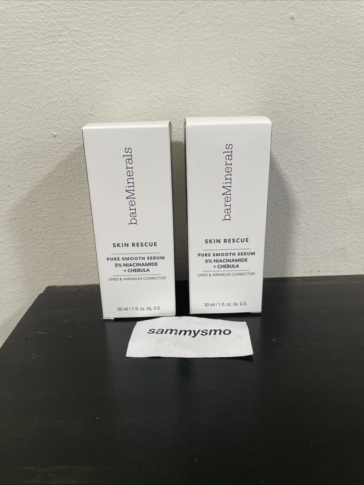bareMinerals Skin Rescue Pure Smooth Serum Niacinamide + Chebula, 1 fl. oz., x2