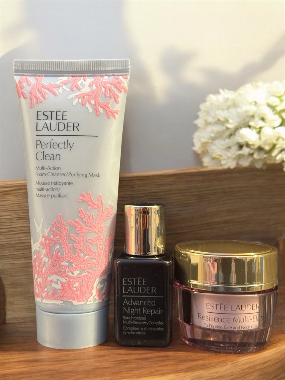 New 3 x Estee Lauder Resilience Multi-Effect Day Cream Foam Cleanser/Mask & ANR