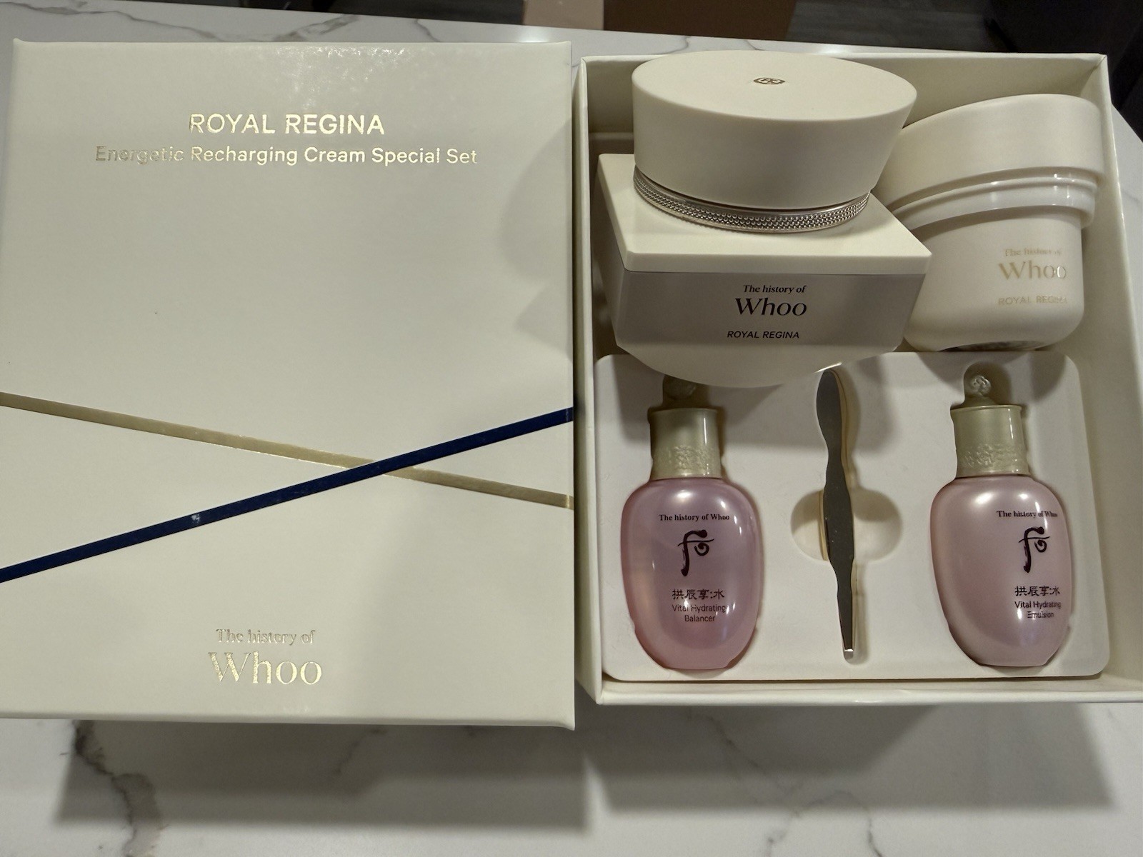 THE WHOO Royal Regina Anti-Aging Cream Set 50ml | Hydration, Firming & Radiance