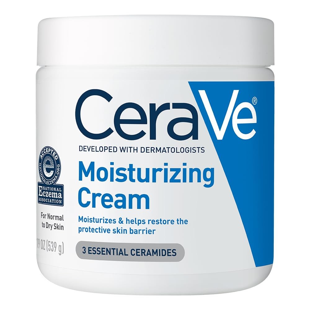Moisturizing Cream Body Face Dry Hyaluronic Acid Ceramides Fragrance Free 19oz
