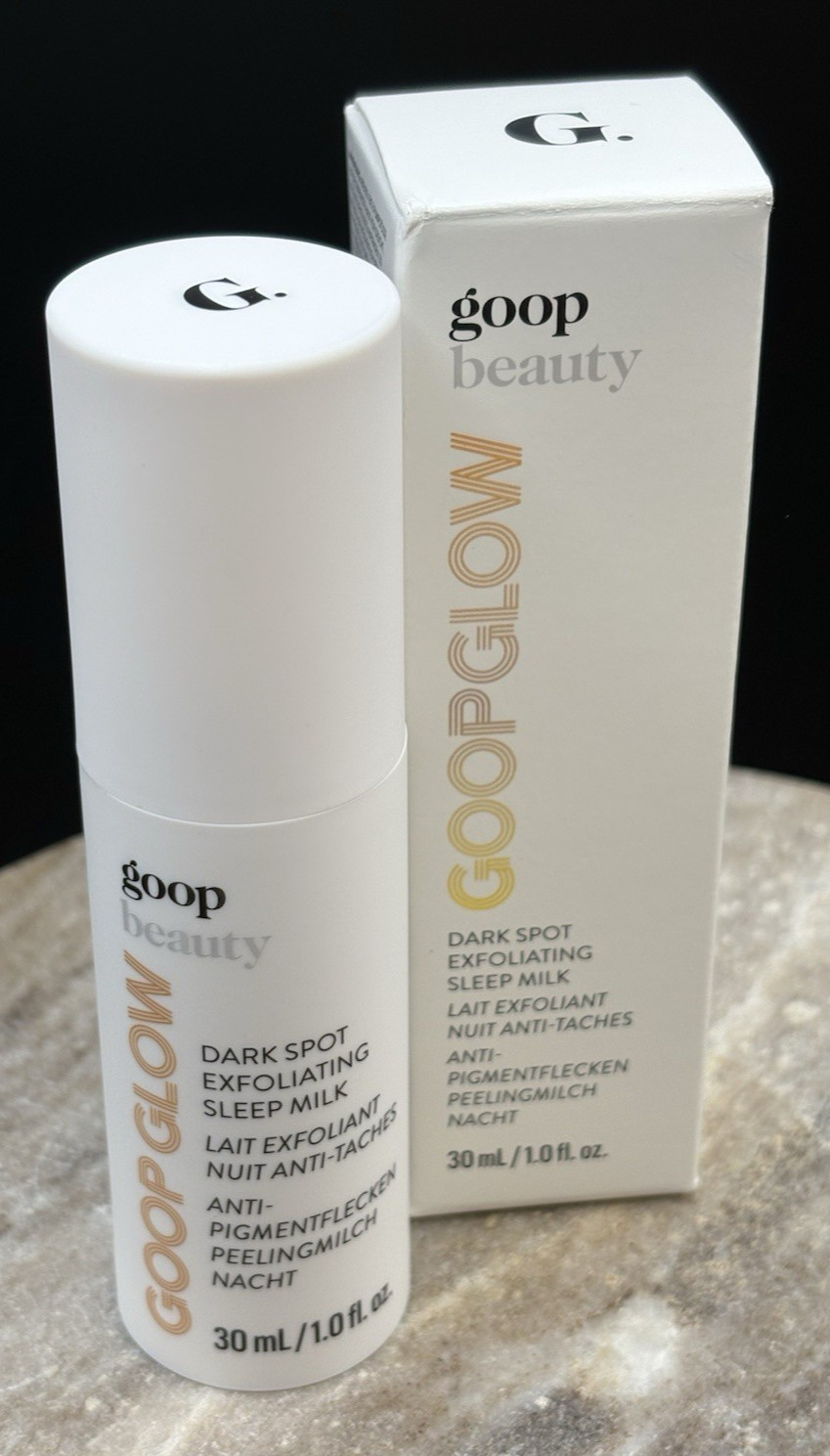 GOOP Beauty Goop Glow Dark Spot Exfoliating Sleep Milk 30mL 1 Fl Oz NEW IN BOX