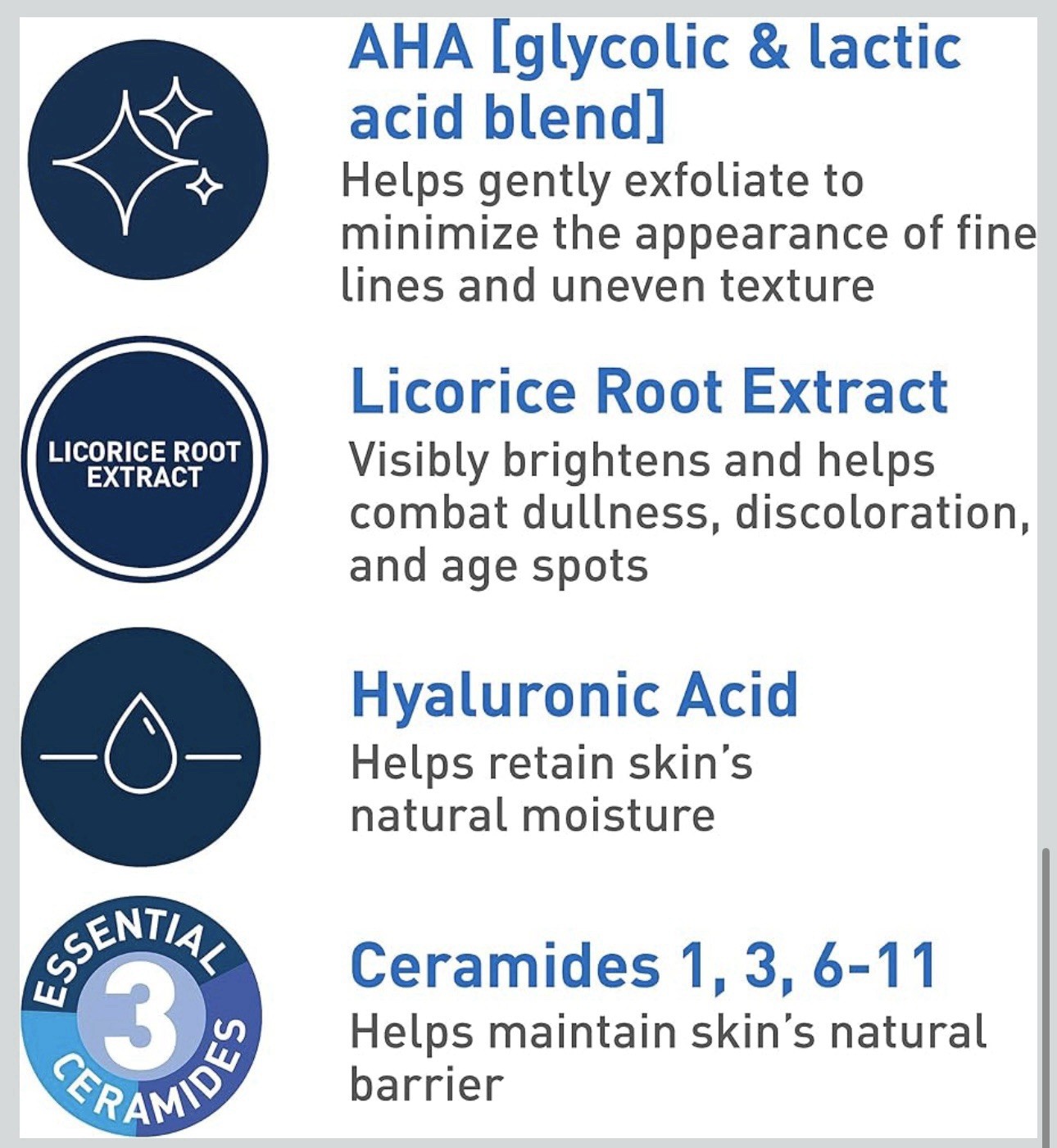 CeraVe Skin Renewing Nightly Exfoliating Treatment Serum Anti Aging 1.7 oz 4Pack