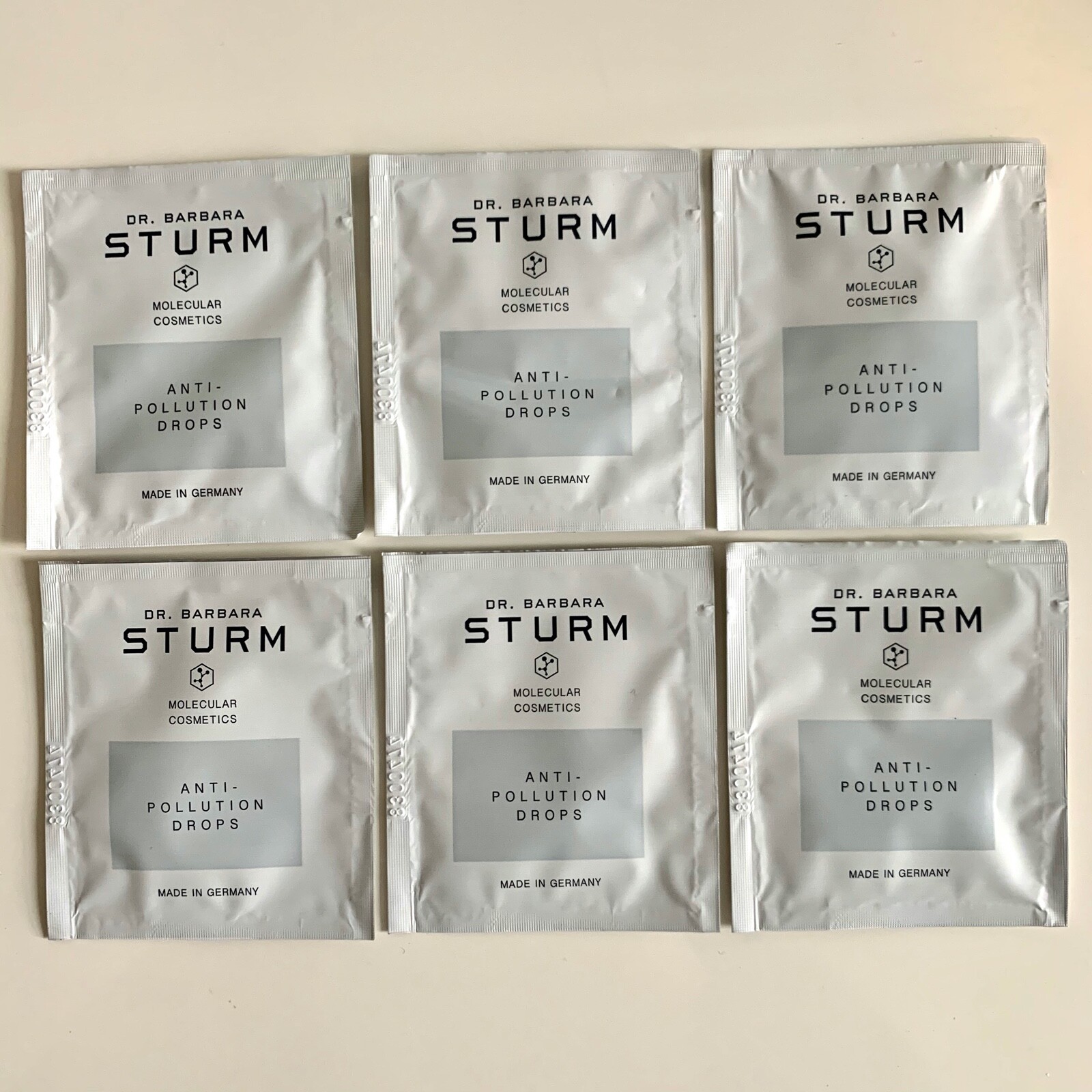 DR. BARBARA STURM Anti Pollution Drops Lot Of 6 SAMPLES