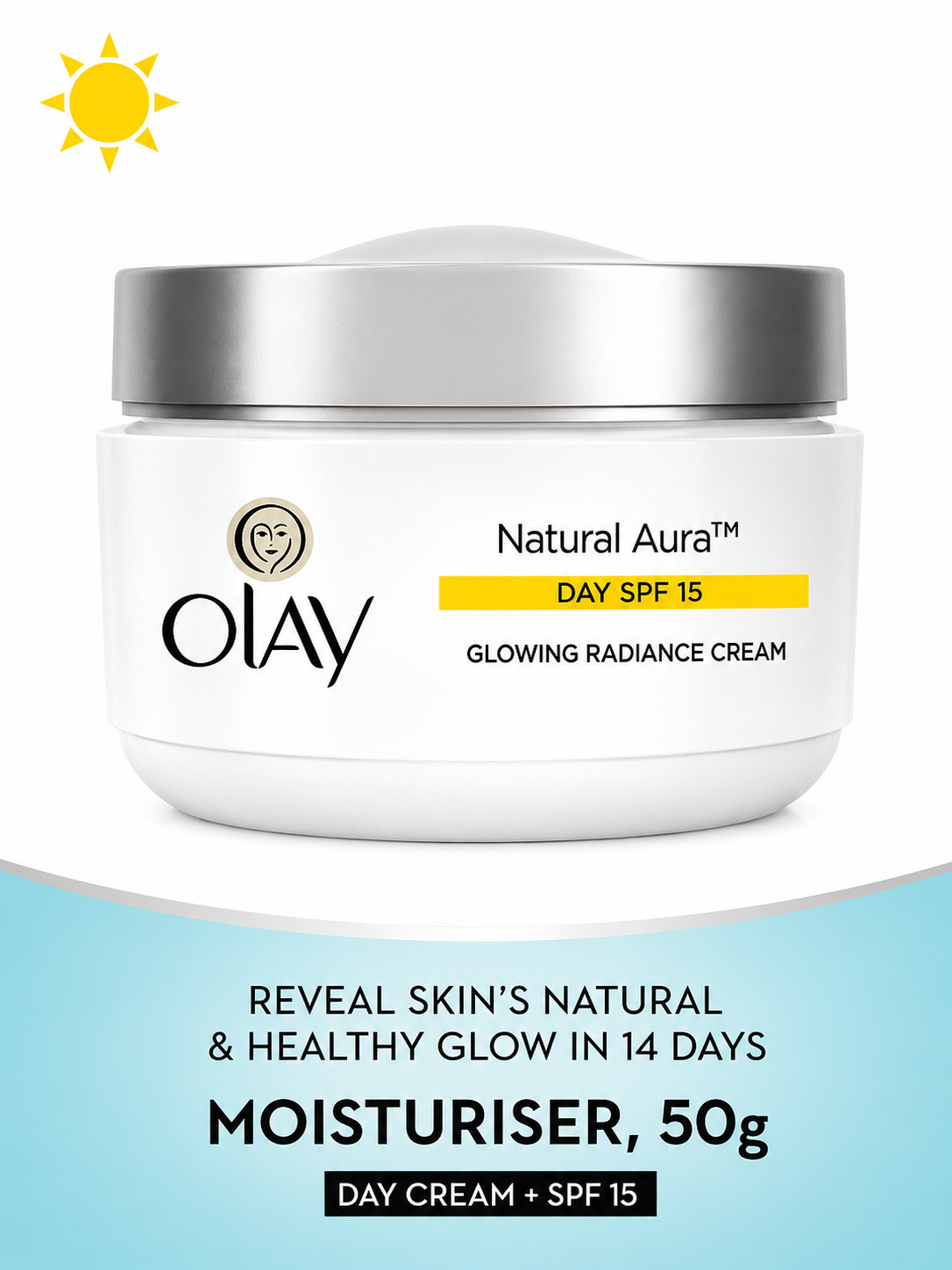 Olay Day Cream Natural Aura Glowing Radiance Cream SPF 15, 50g k613