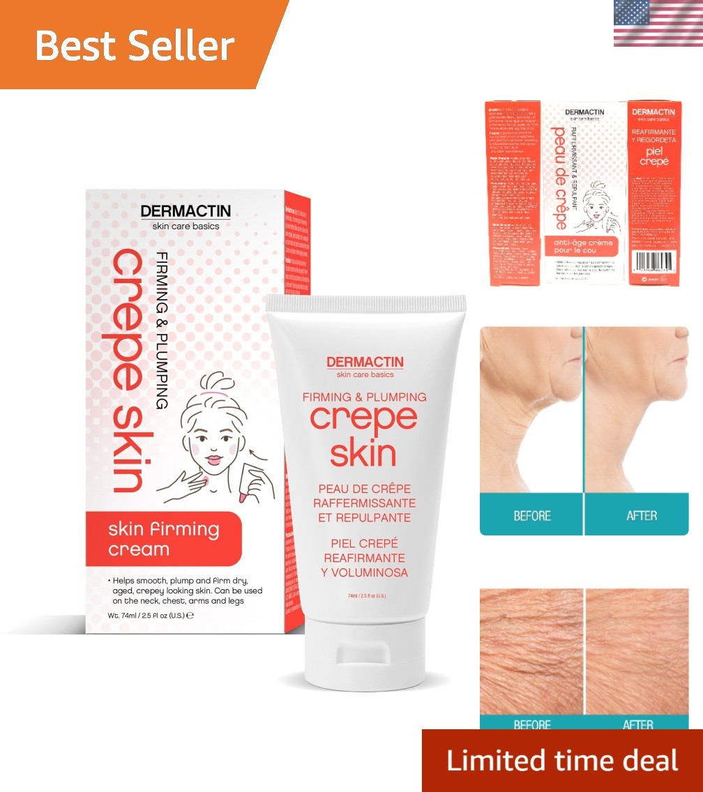Crepe Be Gone 2.5 oz: Ultra-Hydrating Skin Firming Cream for Aging Skin