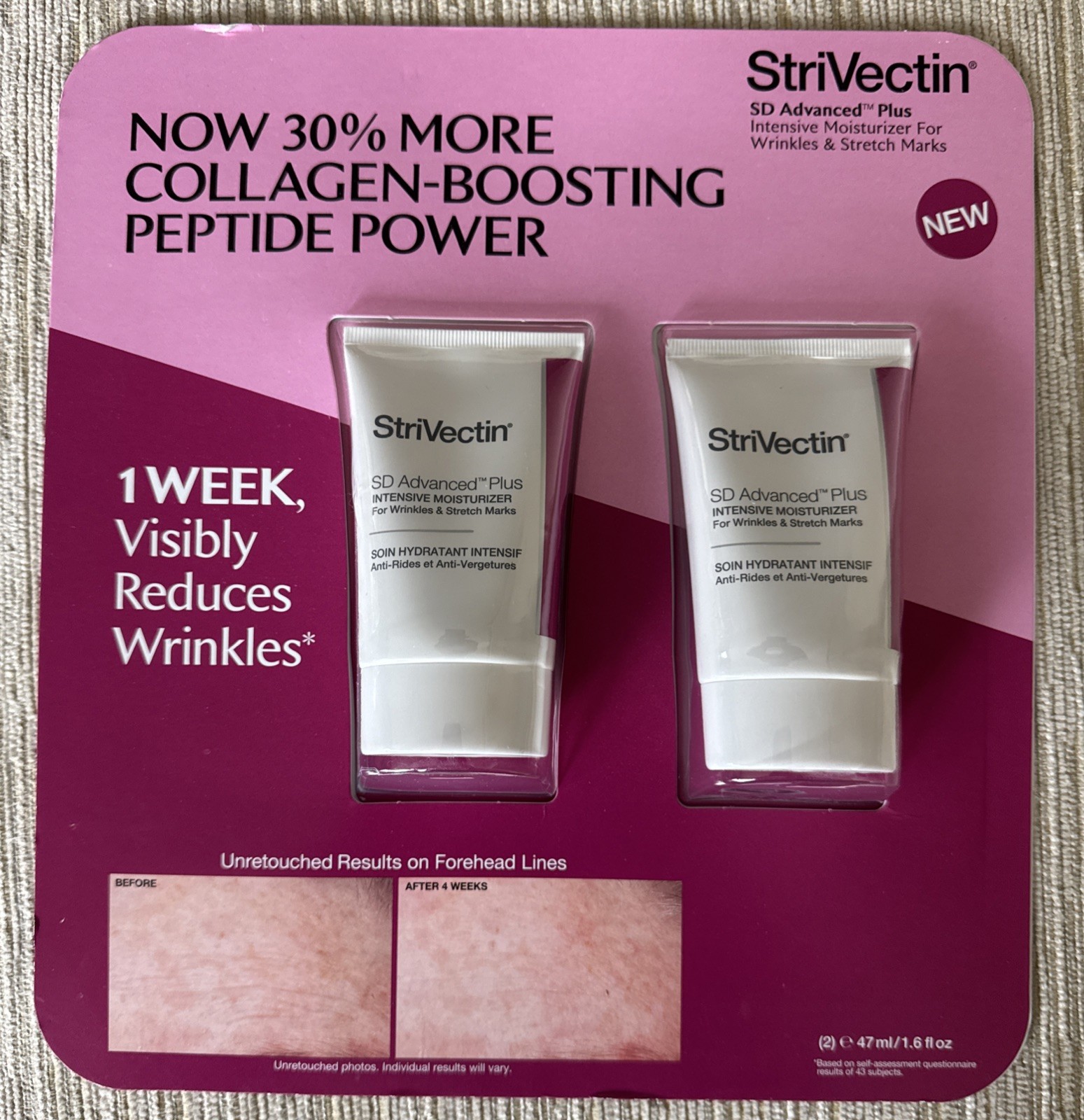 NEW SEALED StriVectin SD Advanced PLUS Intensive Concentrate ~ 1.6oz/47mL X2.