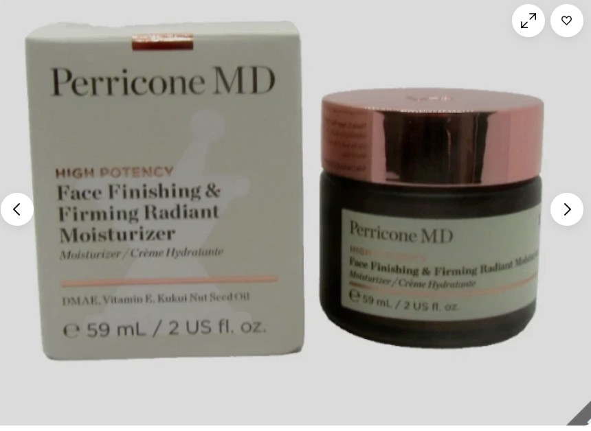 perricone Face Finish & Firming RADIANT Moisturizer 2oz Nib