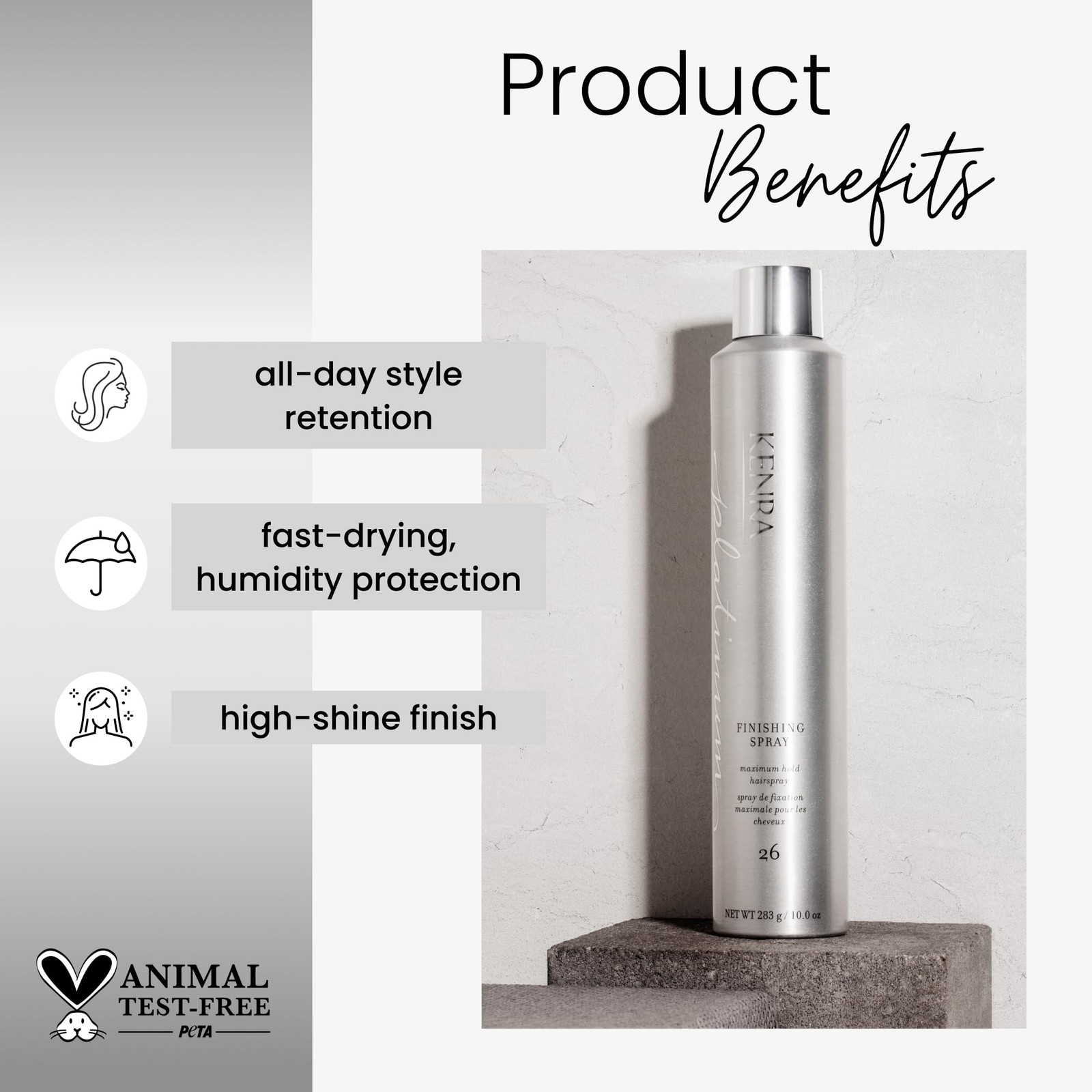 Kenra Professional Platinum Finishing Spray 10oz 10 Ounce (Pack of 1)