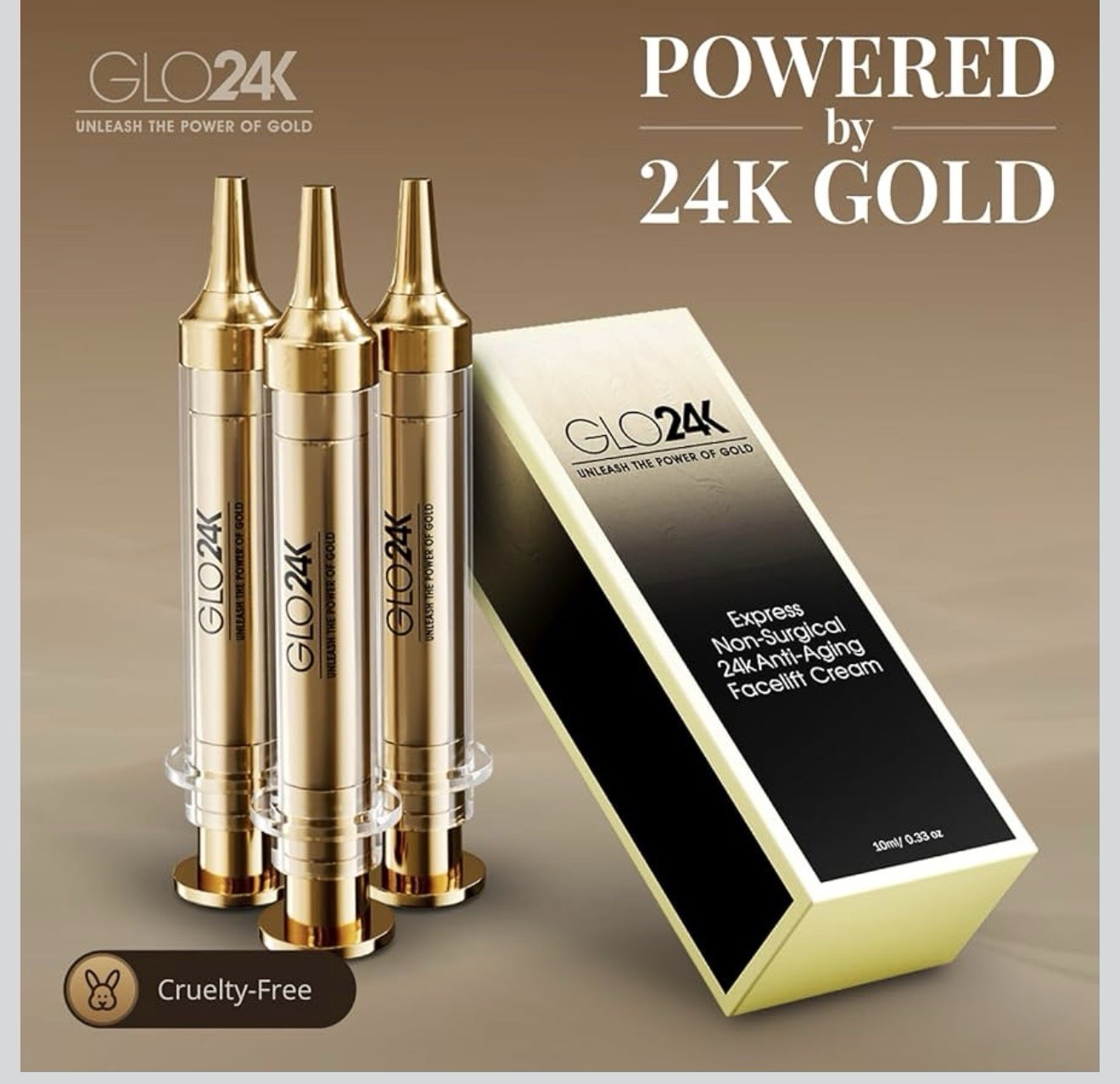 1 GLO 24k Face Lift In Your Syringe ( Face & Eyes) Instant !