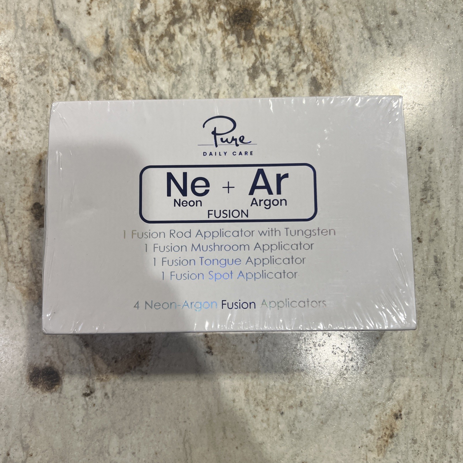 Pure Daily Care NuDerma Fusion Neon Argon Applicator Set. Does Not Include Wand