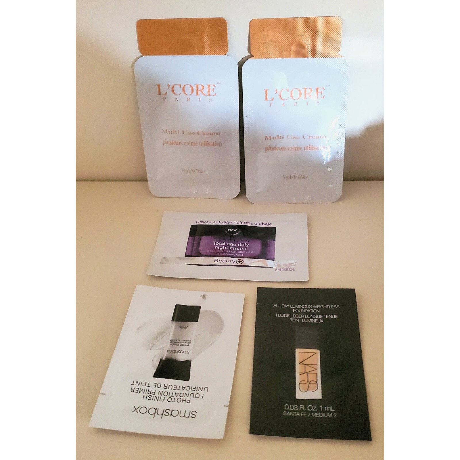 27 Deluxe, Regular Face Skincare Samples StriVectin Smashbox Boscia Nars Ahava