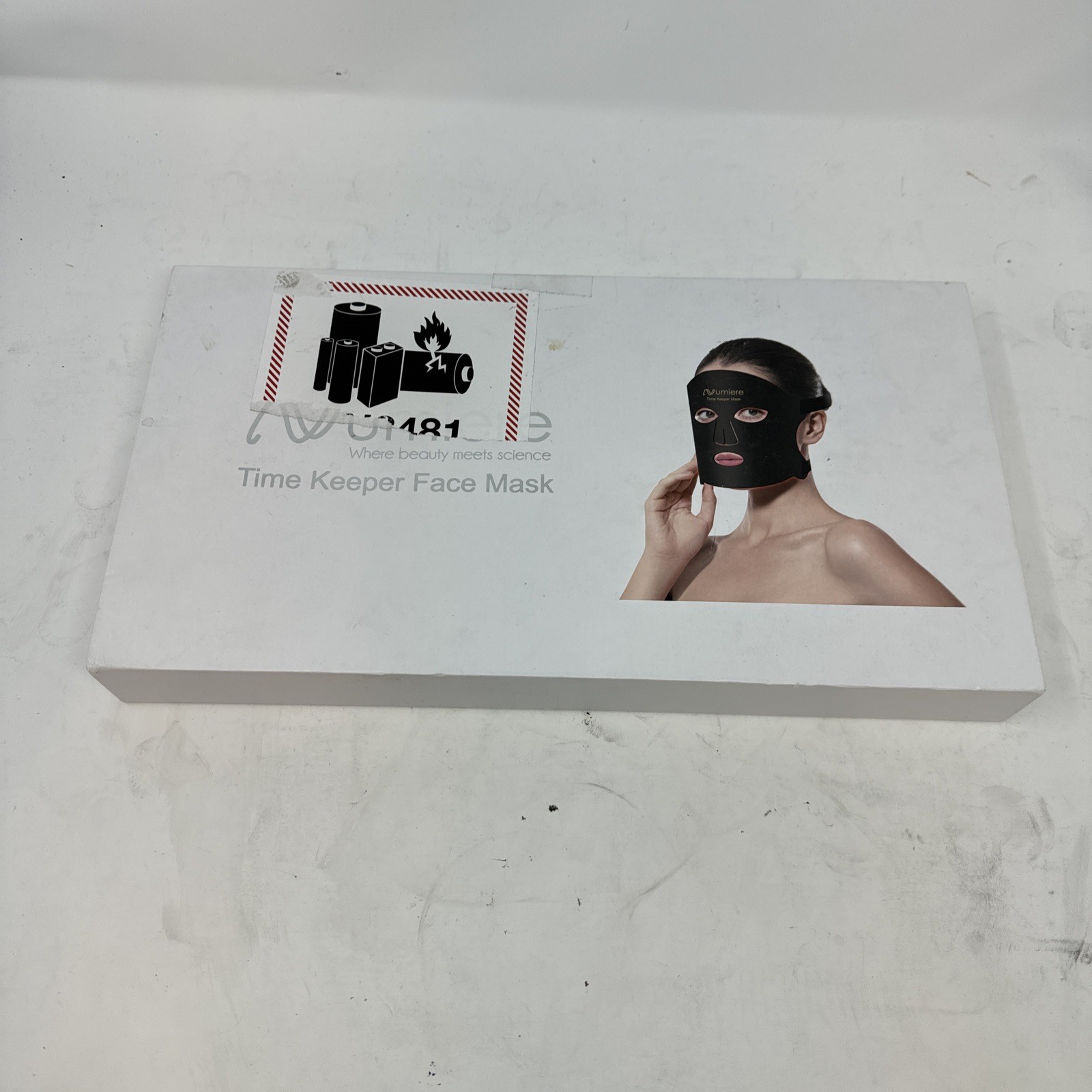 Numiere Time Keeper LED Face Mask Black/ Red / NIR Light Therapy -Open Box