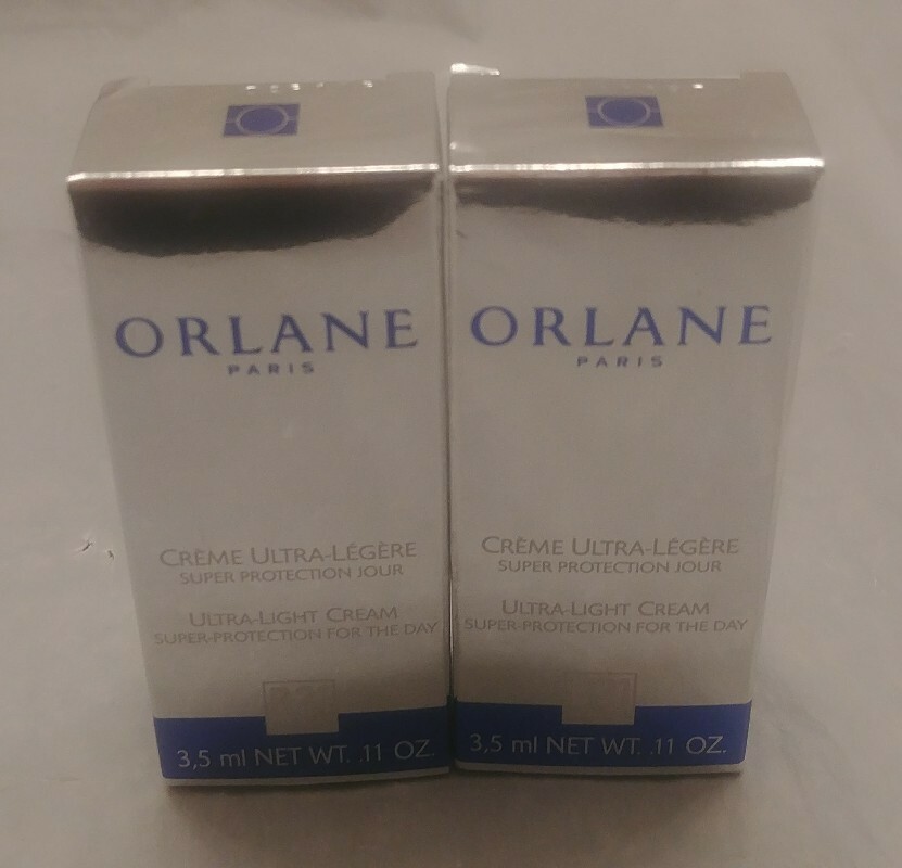 (2) ORLANE Paris B21 Ultra Light Creme Super Protection 0.11 Ounces