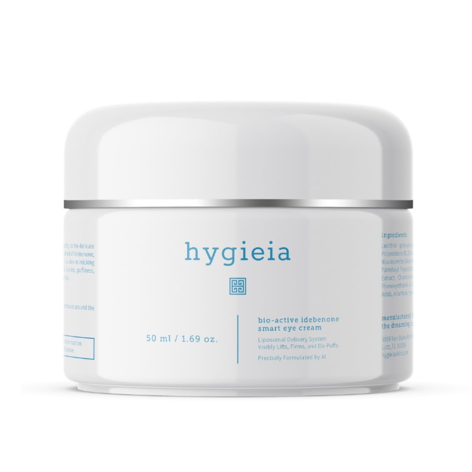 Hygieia Smart Neck Cream Bio Active Idebenone Liposomal Delivery – 1.69 oz.