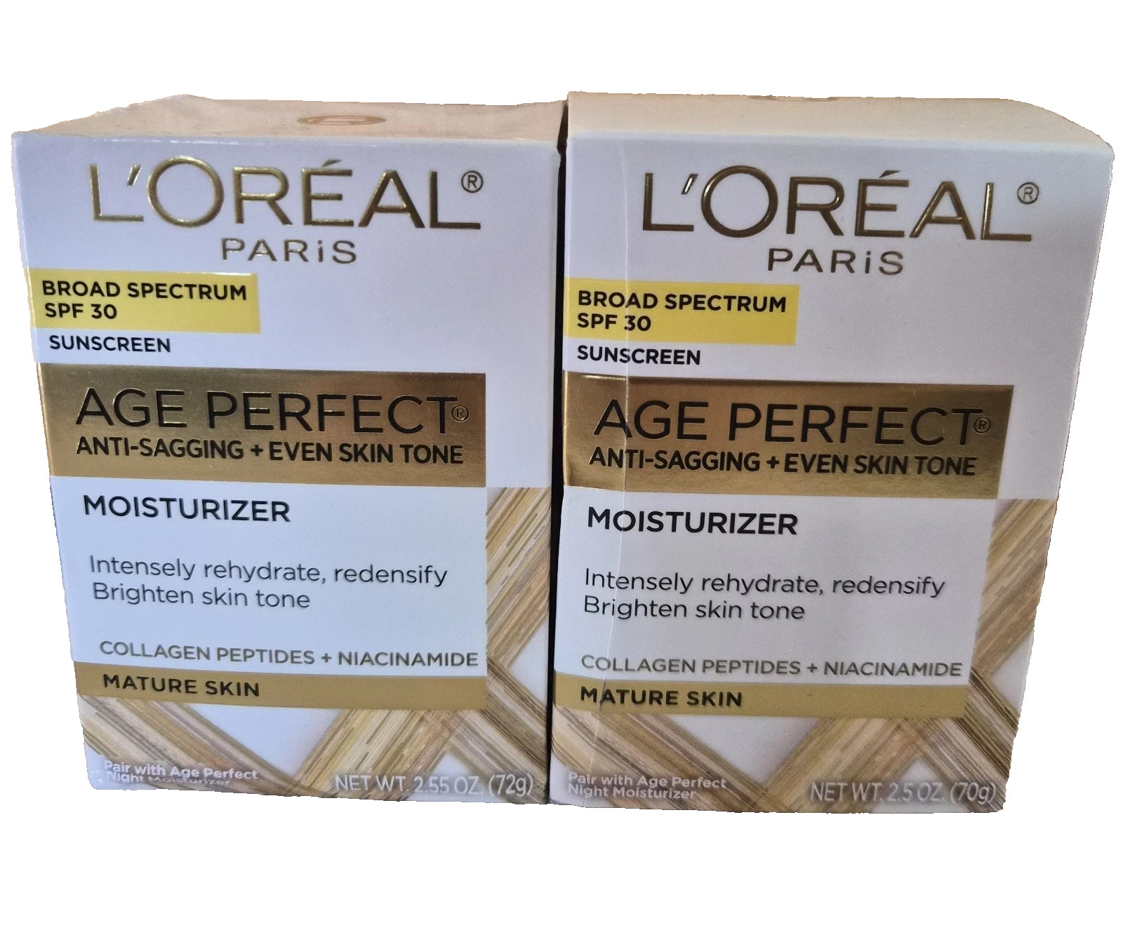 2 x L’Oréal Paris Age Perfect Collagen Expert Day Moisturizer with SPF 30