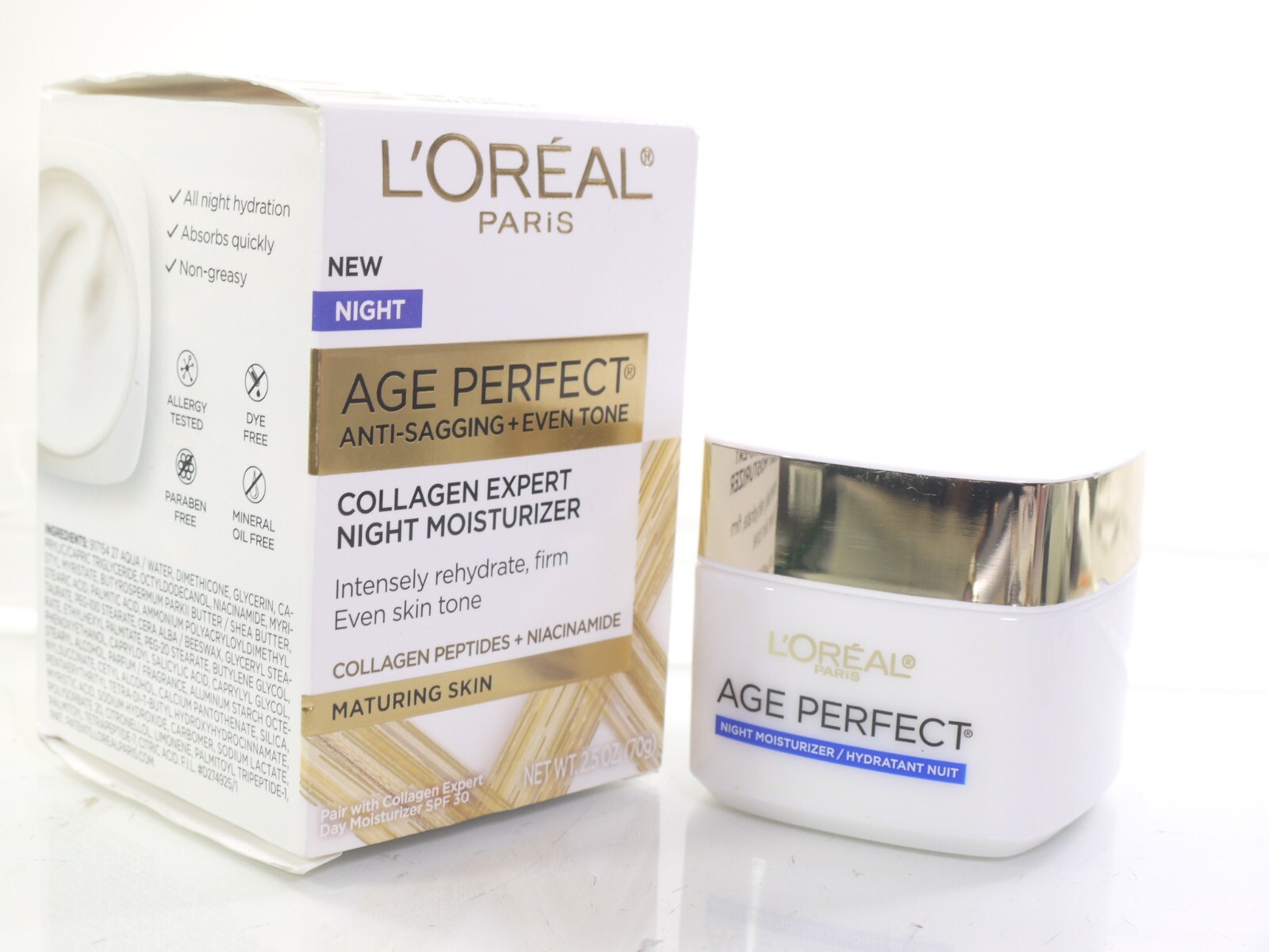 L’Oreal Age Perfect Collagen Expert Moisturizer SPF 30 2.5oz FRESH