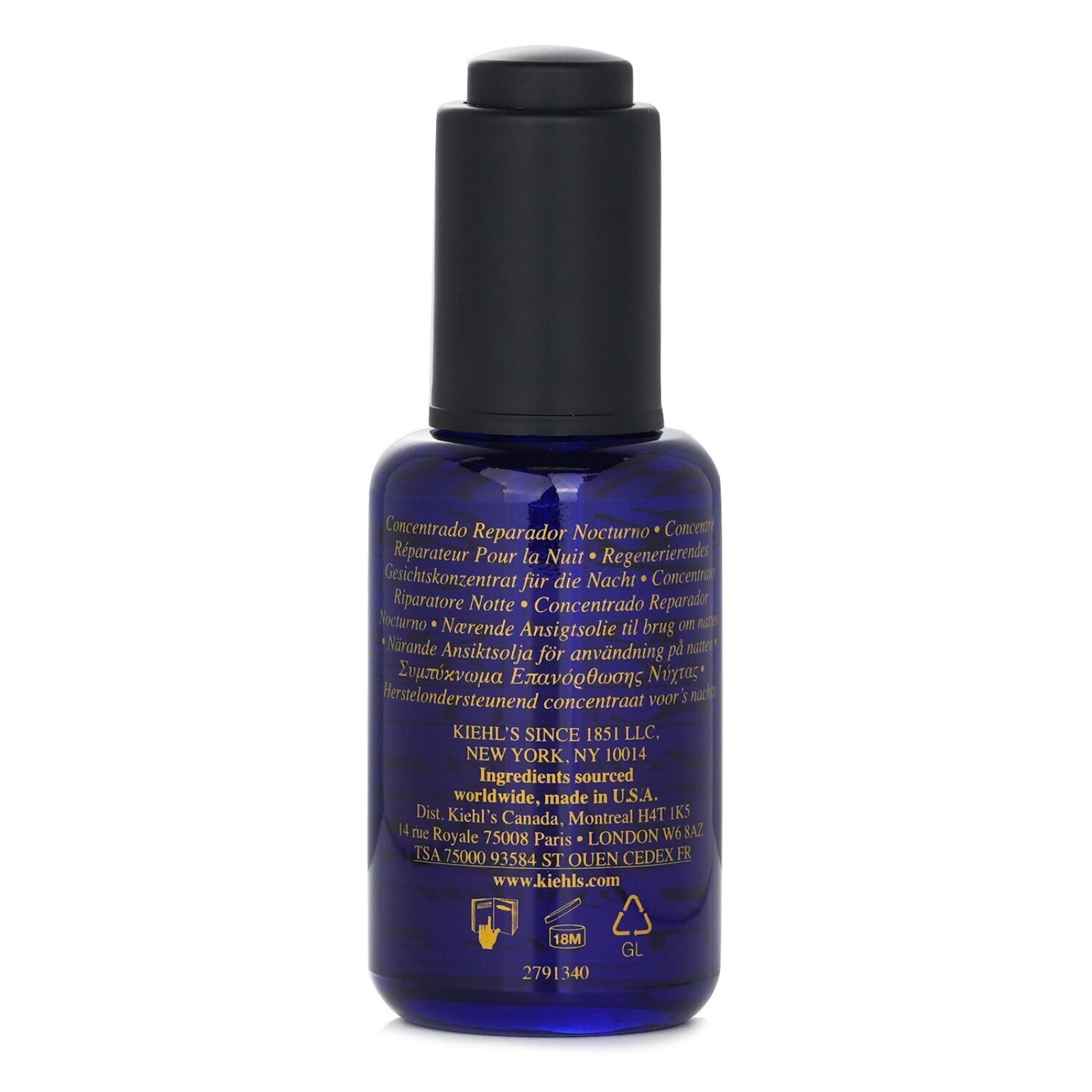 Kiehl’s Midnight Recovery Concentrate Night Facial Oil Serum_1.7oz/ 50ml NEW