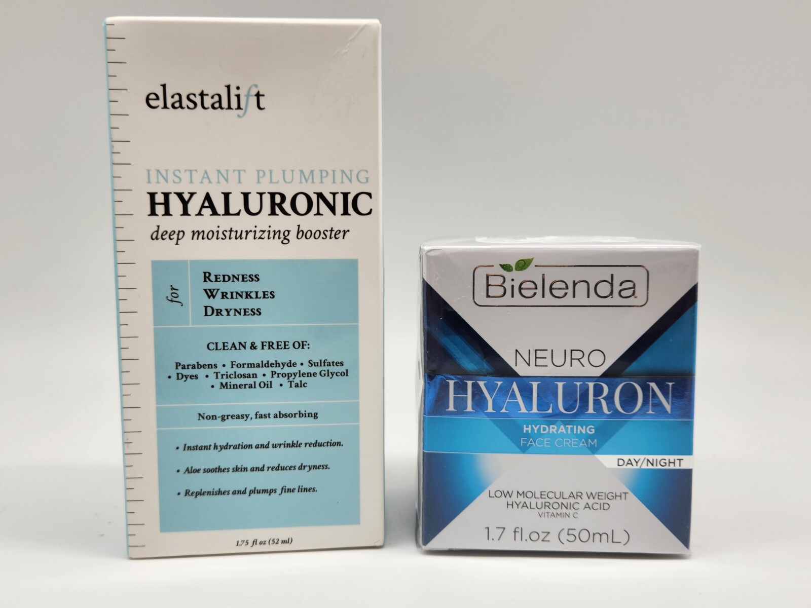 2 PIECE SET Hyaluronic Acid Face Cream + Deep Moisturing Booster Face Serum