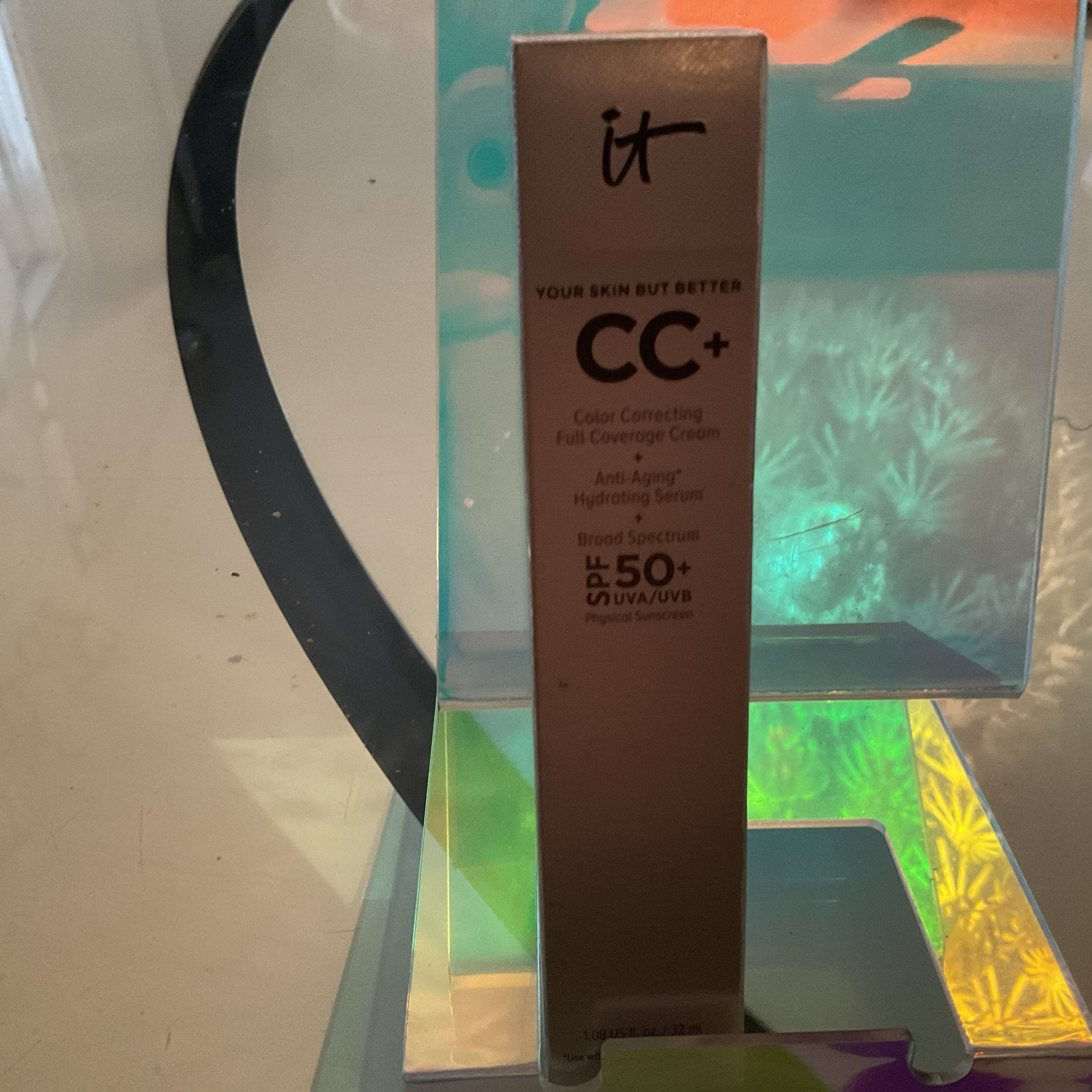 It Cosmetics CC+ Full Coverage Corrective Cream SPF 50+ Neutral Medium- 1.08 oz