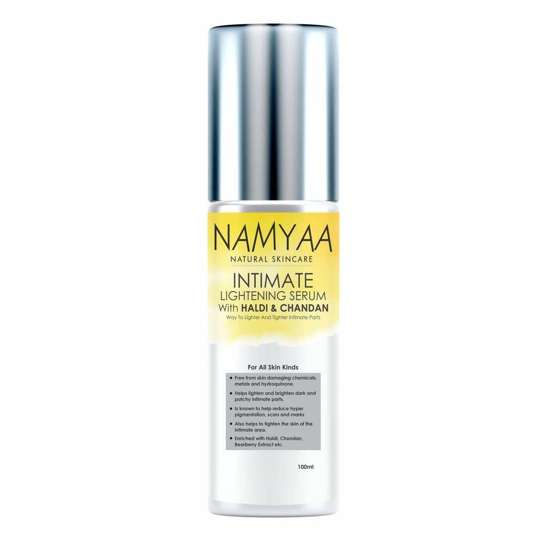 Namyaa Advanced Haldi Chandan Intimate Lightening Serum For Intimate Area 100ml.