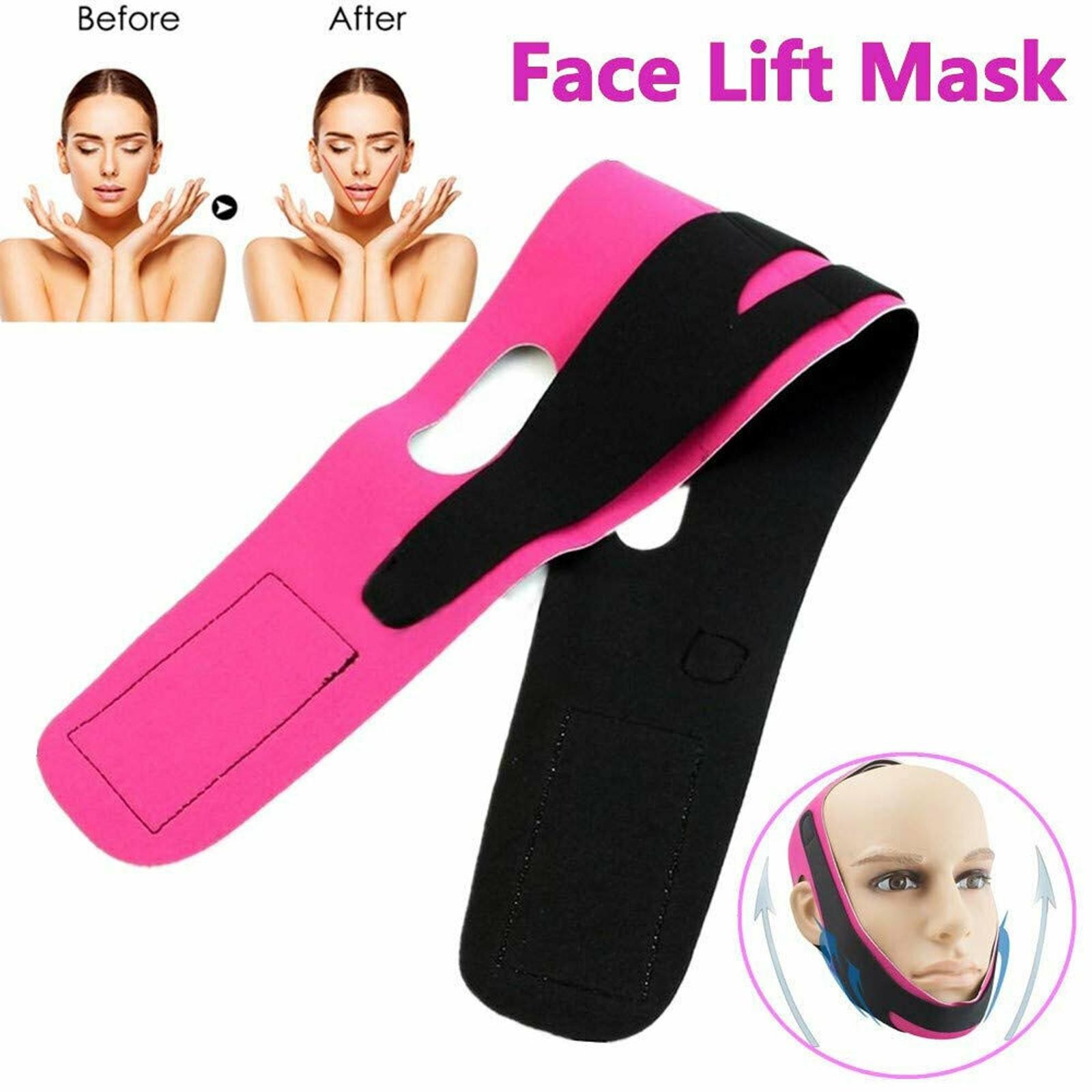 Face Slimmer Anti-aging Facial Slimming Strap Double Chin Firming Lifting Mask