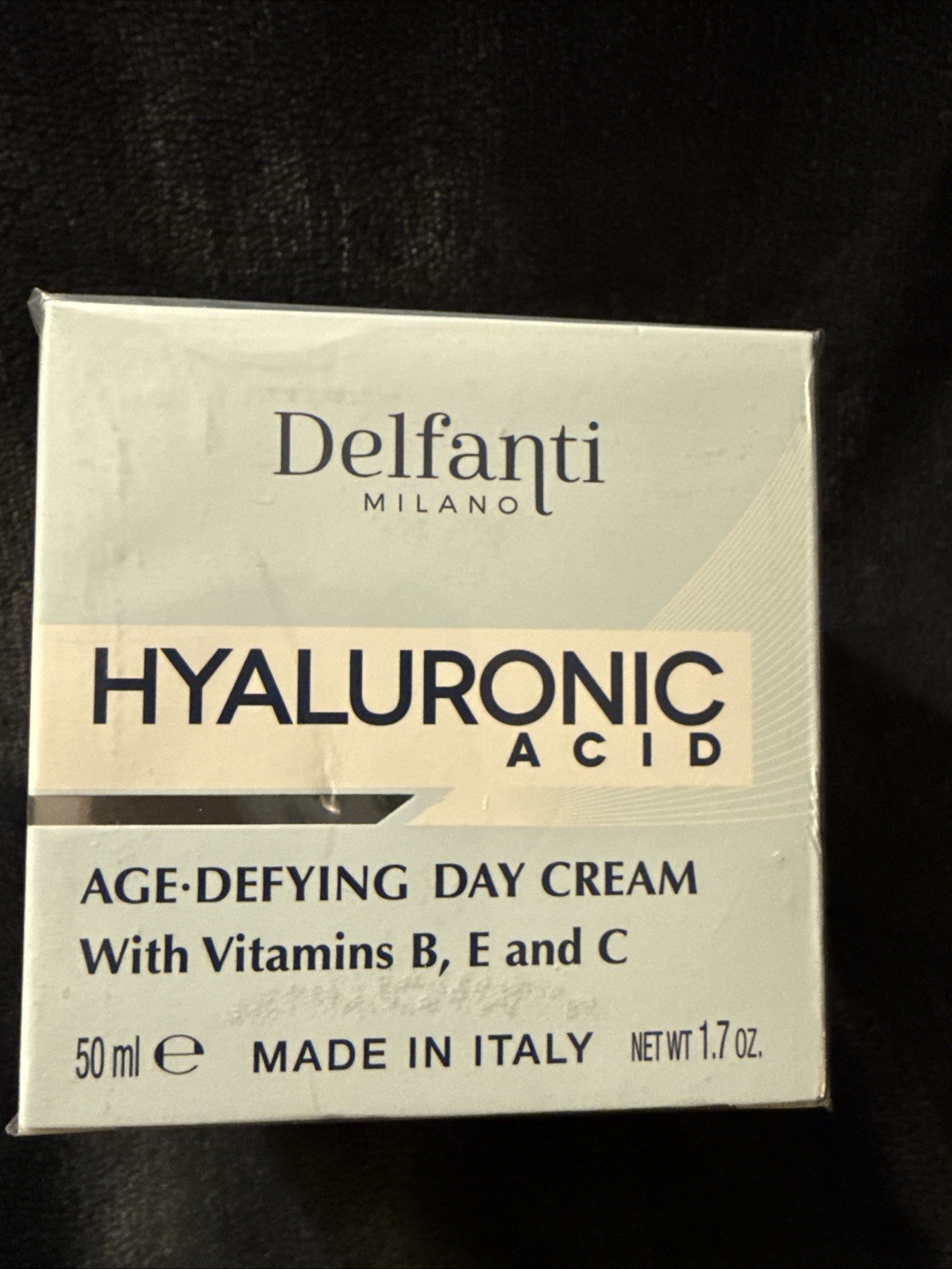 Delfanti Milano Hyaluronic Acid Age-Defying Day Cream 1.7oz. Factory Sealed New
