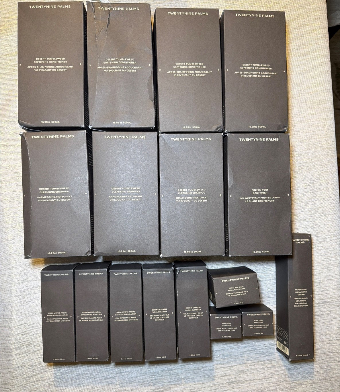 New! TwentyNine Palms 17 Luxury Products! Eye, Skin, Body, Hair $1010 Value!!
