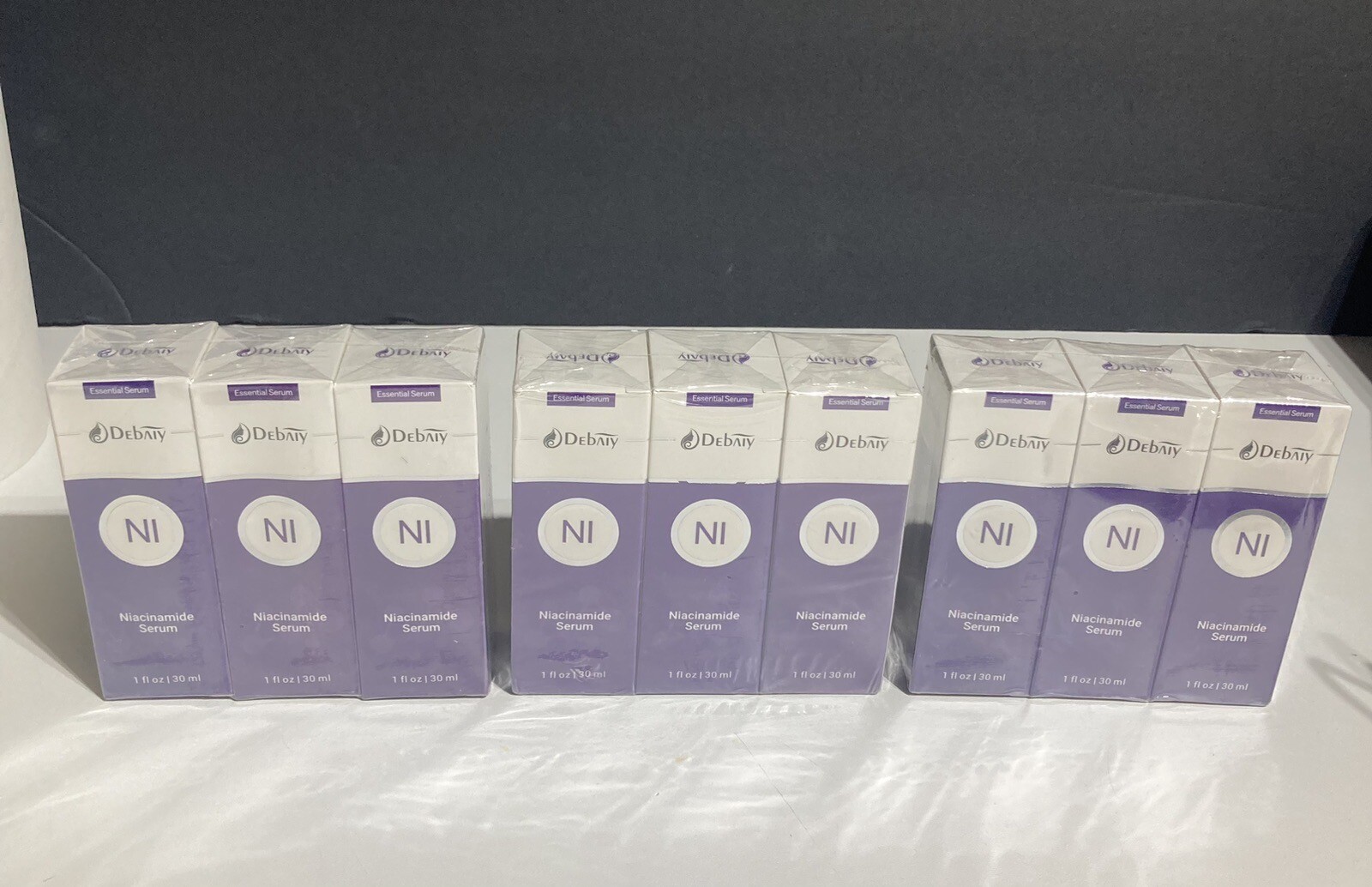 9 Pack Niacinamide Serum with Ceramide for Face Moisturizing Inhibits Melanin