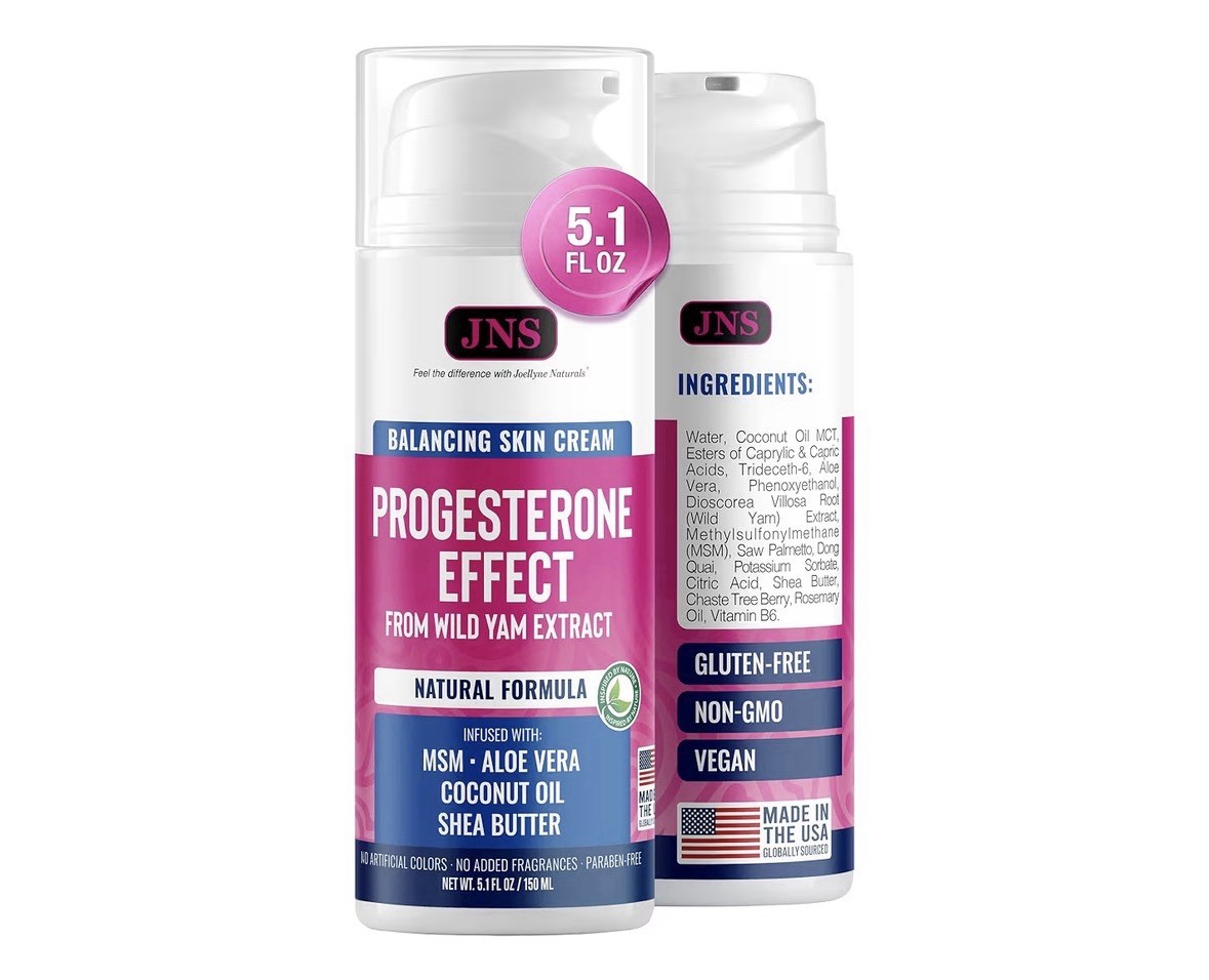 Crema de progesterona y Dong Quai de Joellyne Naturals 3000 mg, 5.1 oz