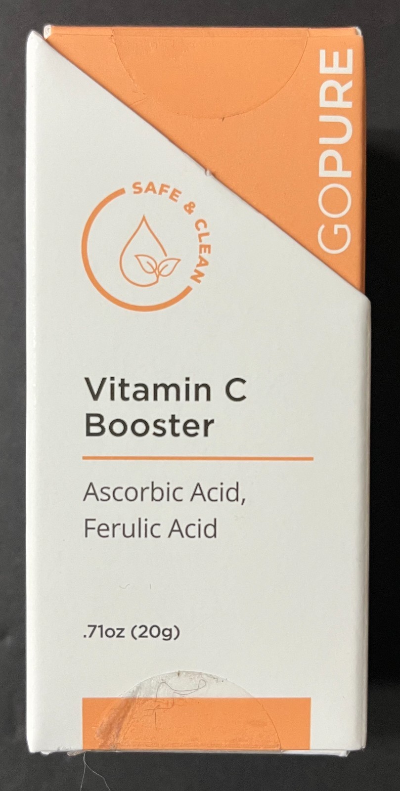 GOPURE-Vitamin C Booster-Ascorbic & Ferulic Acid Powder-.71oz(20g) NEW, SEALED