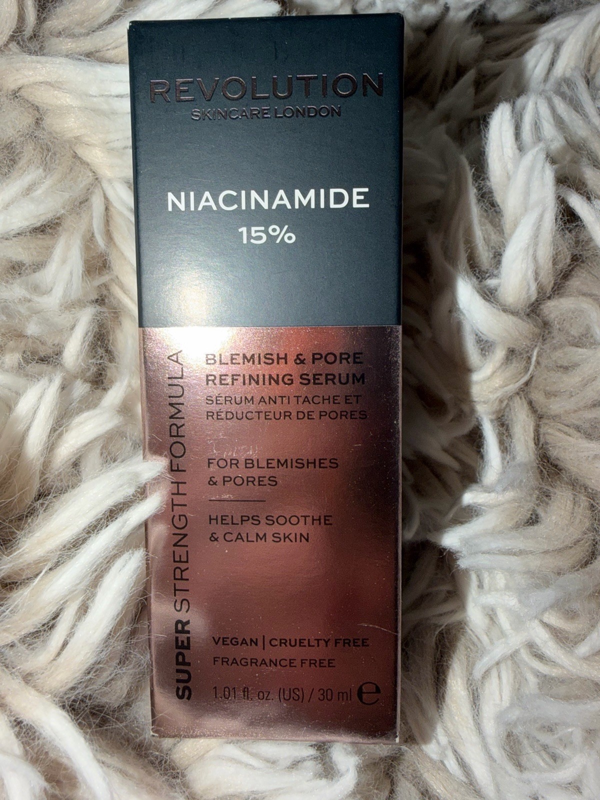 New Revolution Skincare Niacinamide 15% Blemish & Pore Refining Serum 30ml Vegan