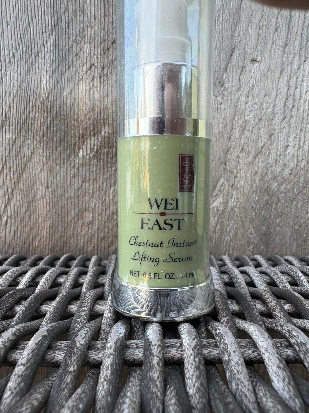 New Sealed Wei East Chestnut Instant Lifting Serum Green 0.5 fl oz / 14 ml