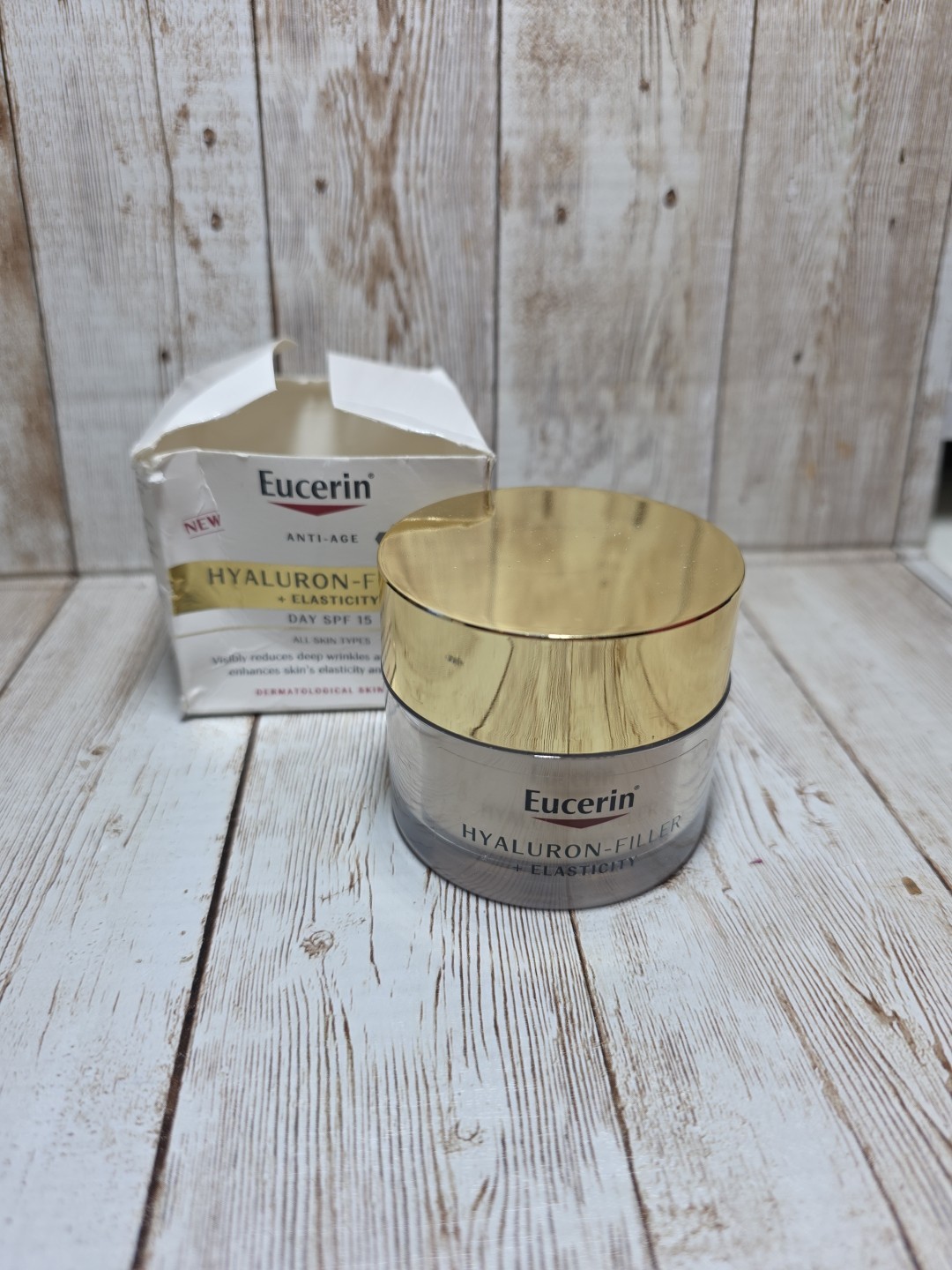 Eucerin Hyaluron Filler + ELASTICITY Day Creme SPF15 50ml Exp. 05/26