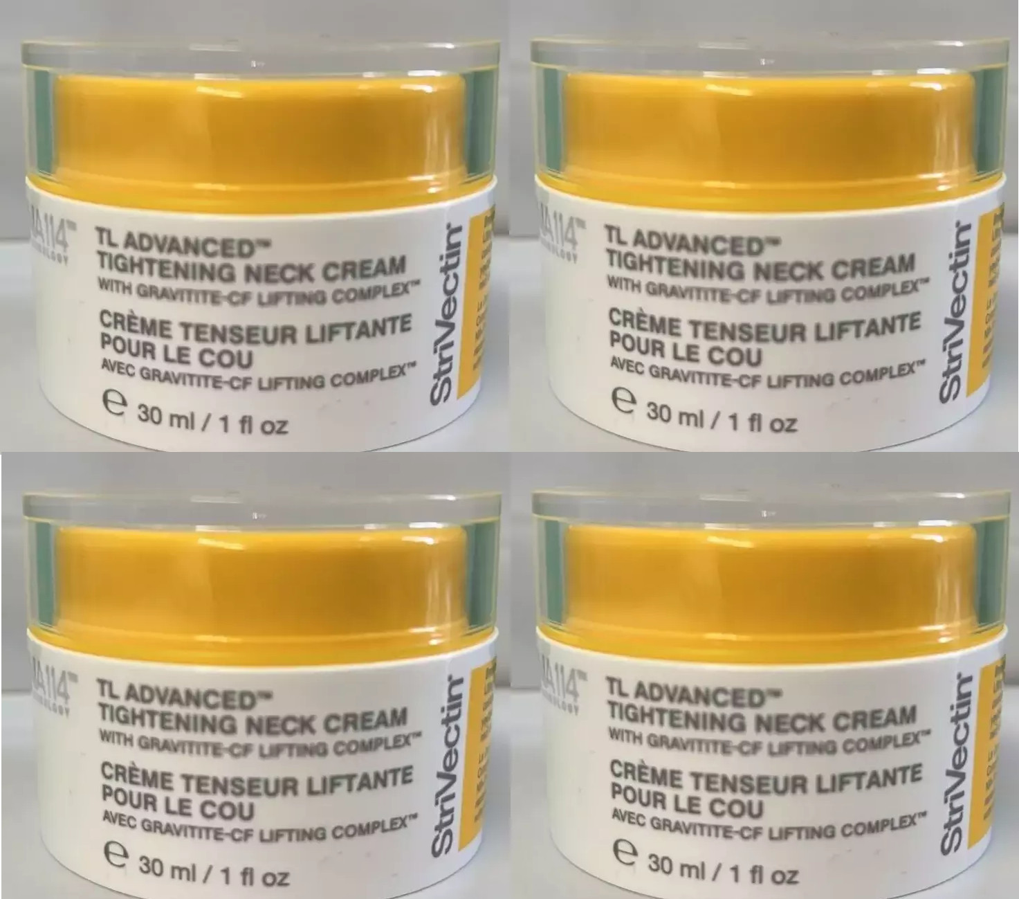 4xStrivectin TL advanced Neck Tightening Cream with NIA114, 1oz (4 oz total)