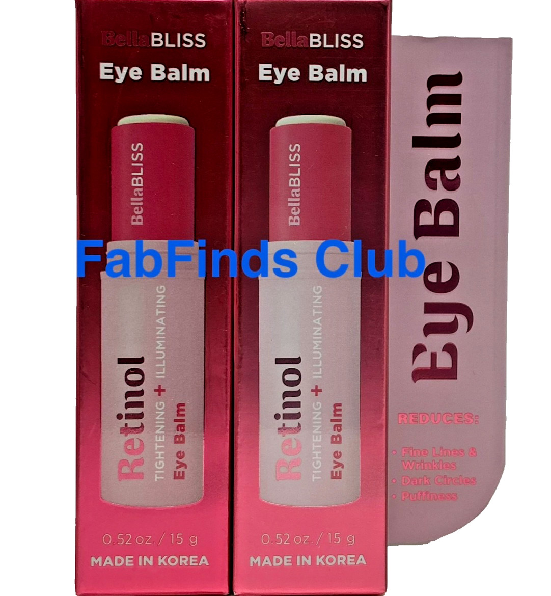 2x Bella Bliss Retinol Eye Balm Tightening & Illuminating