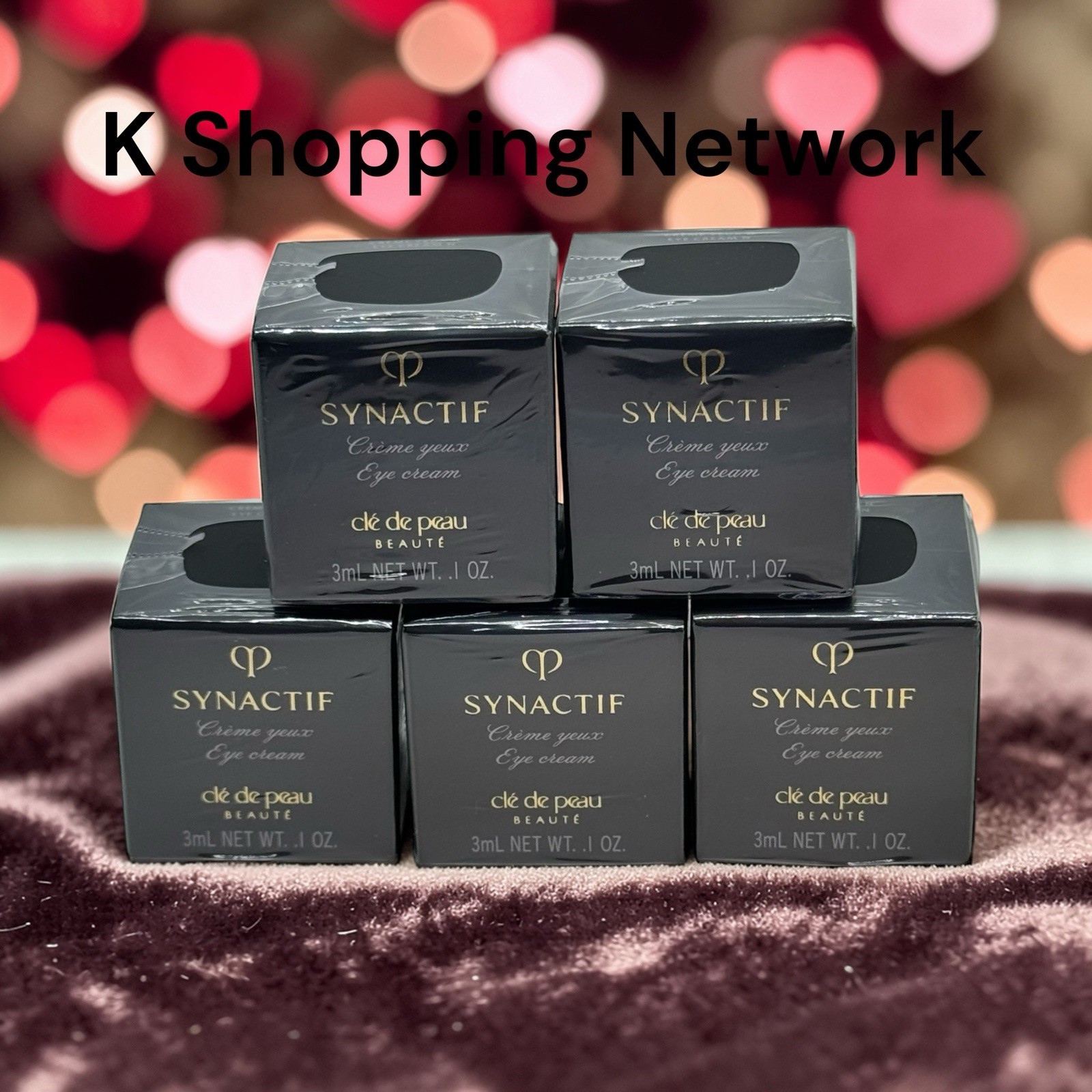 cle de peau synactif eye cream lot of 5/3ml/.1 oz each FRESH sealed samples