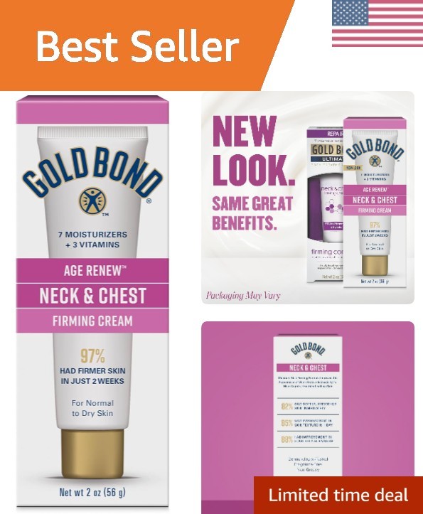 Age Renew Neck & Chest Firming Age Renew Cream, 2 oz., Clinically Tested Skin…